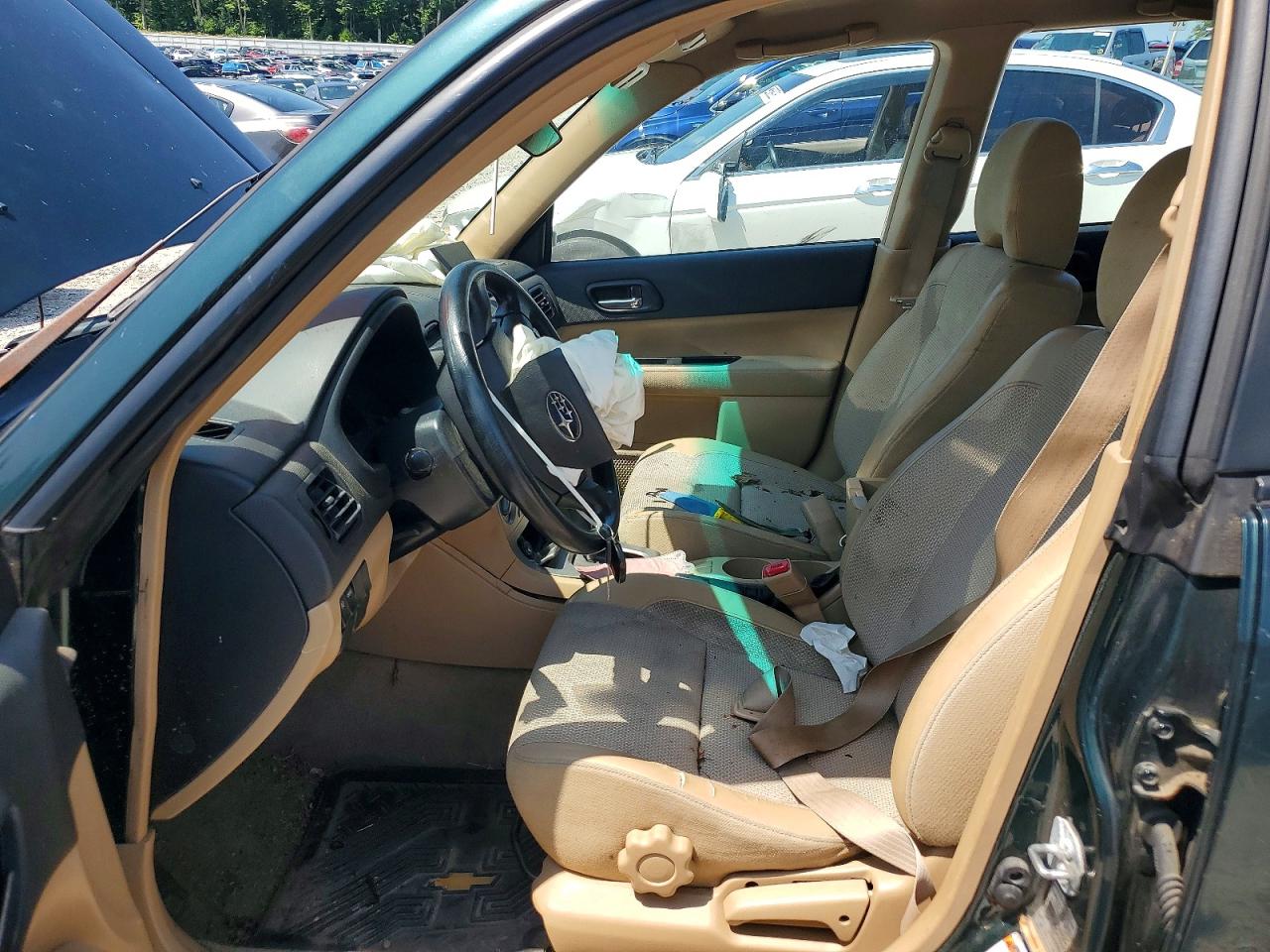 2003 Subaru Forester 2.5x Green vin: JF1SG63673H752247