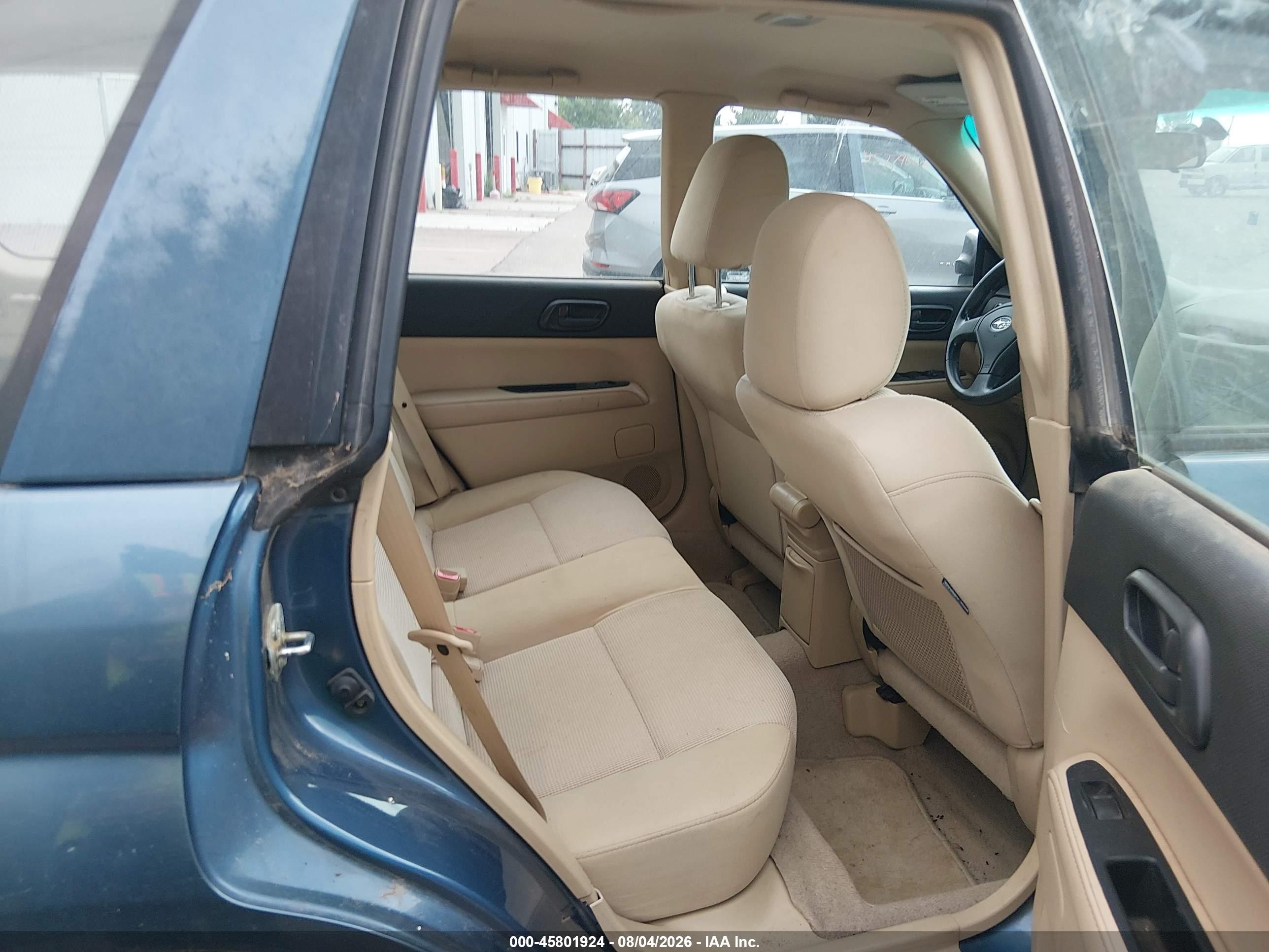 2007 Subaru Forester 2.5x Blue vin: JF1SG63677H718833