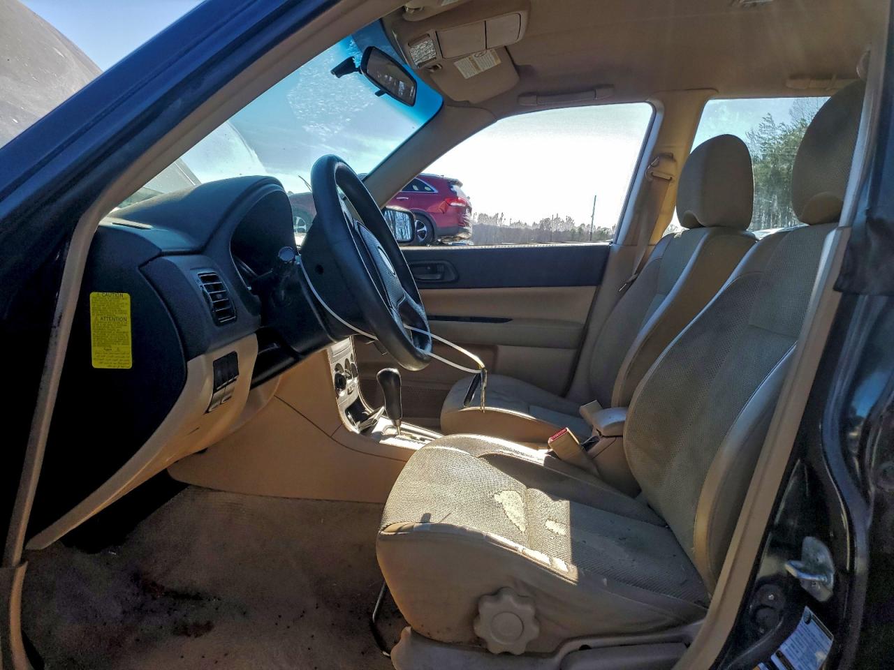 2005 Subaru Forester 2.5x Black vin: JF1SG63685H730356