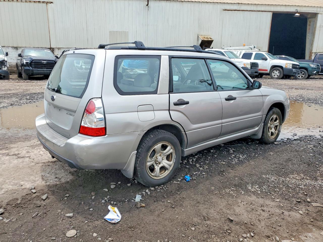 2006 Subaru Forester 2.5x Gray vin: JF1SG63686G711331