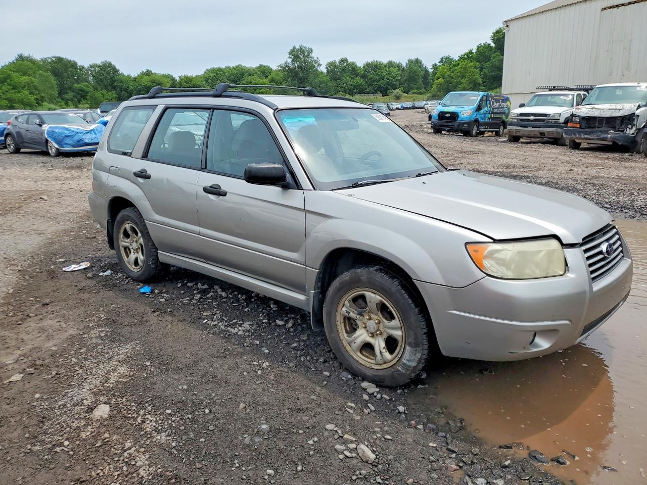 2006 Subaru Forester 2.5x Gray vin: JF1SG63686G711331