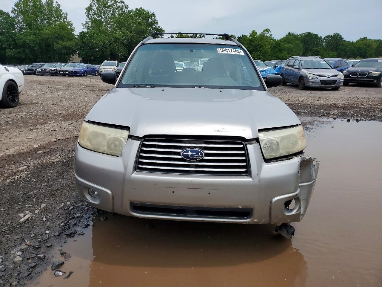 2006 Subaru Forester 2.5x Gray vin: JF1SG63686G711331