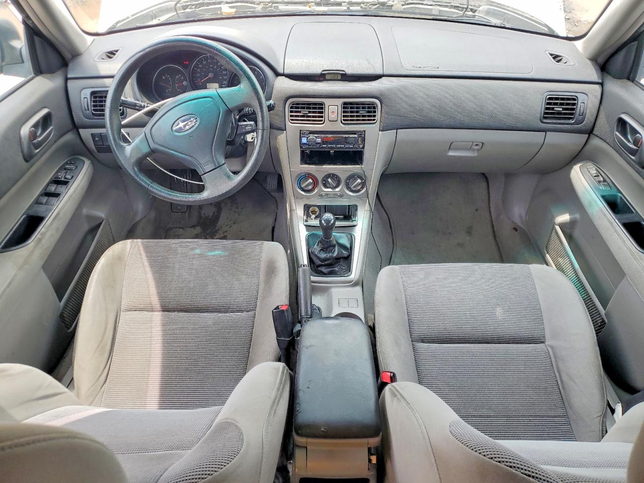 2006 Subaru Forester 2.5x Gray vin: JF1SG63686G711331