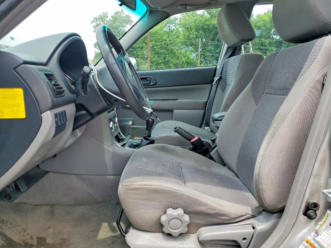 2006 Subaru Forester 2.5x Gray vin: JF1SG63686G711331