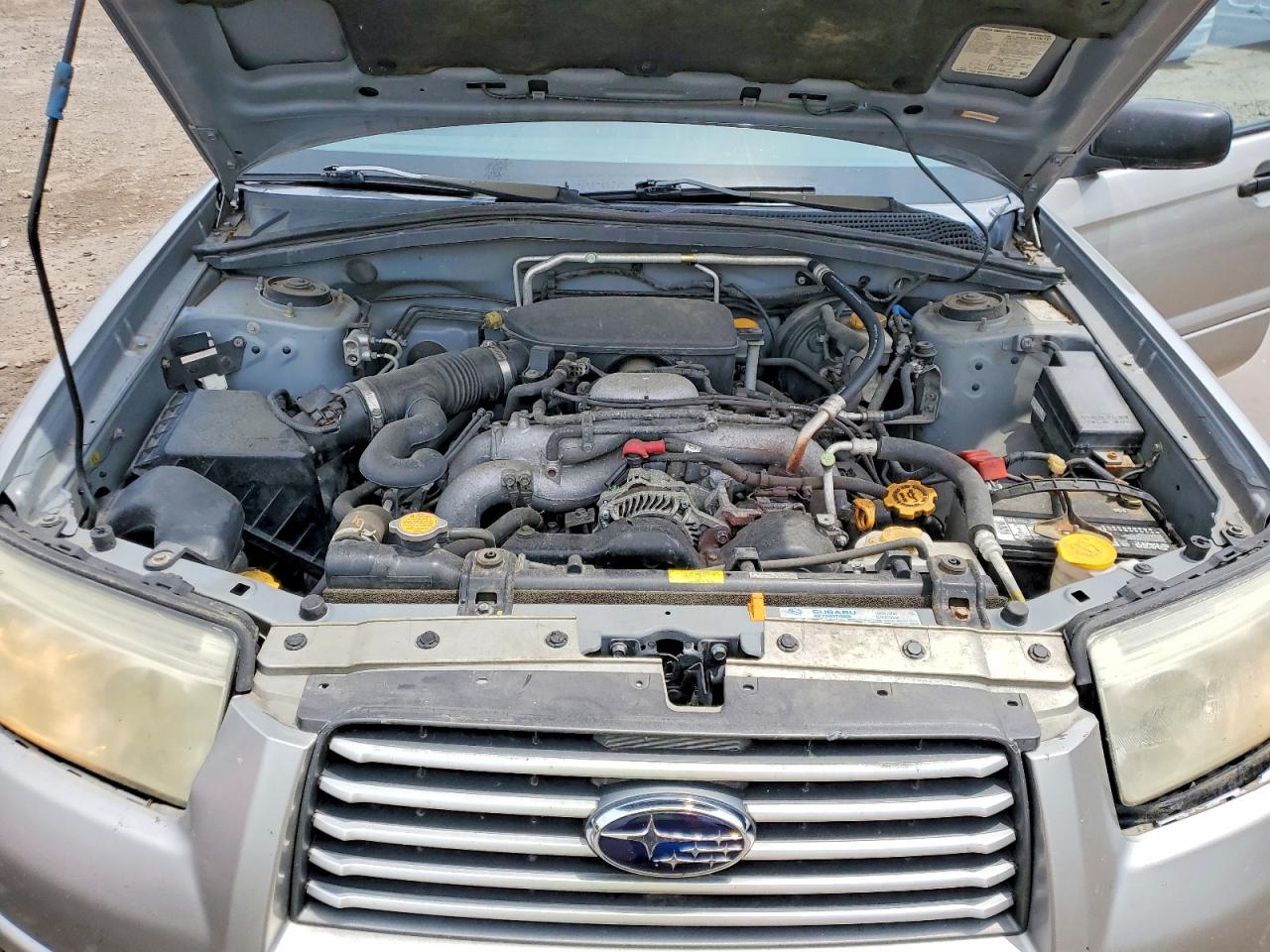 2006 Subaru Forester 2.5x Gray vin: JF1SG63686G711331