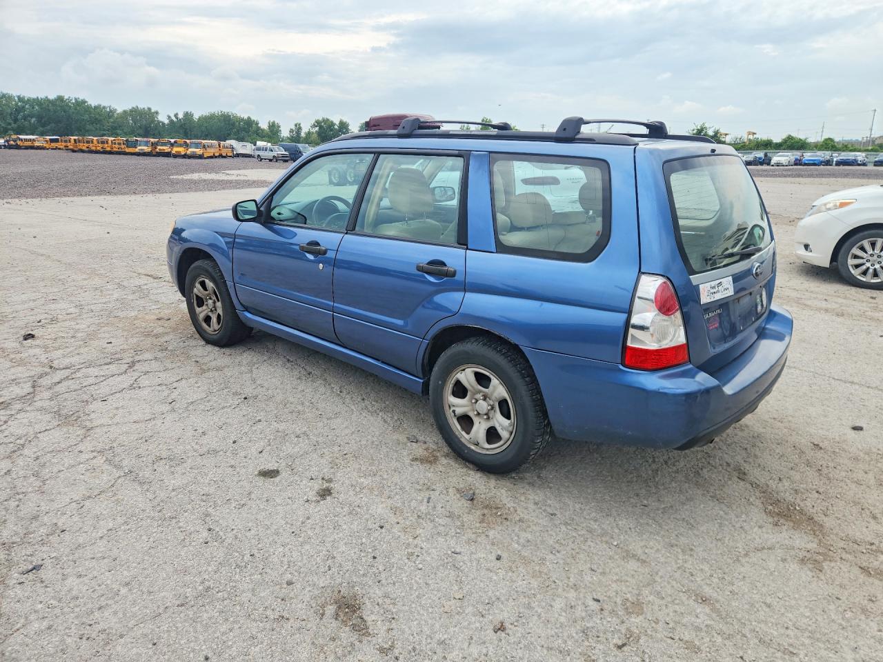 2007 Subaru Forester 2.5x Blue vin: JF1SG63687H730277
