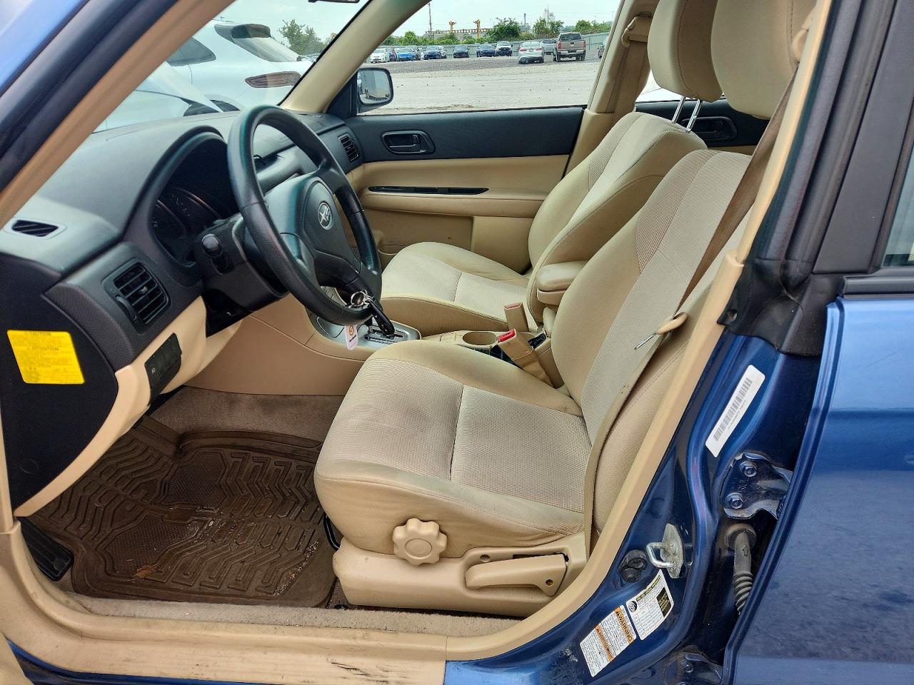 2007 Subaru Forester 2.5x Blue vin: JF1SG63687H730277