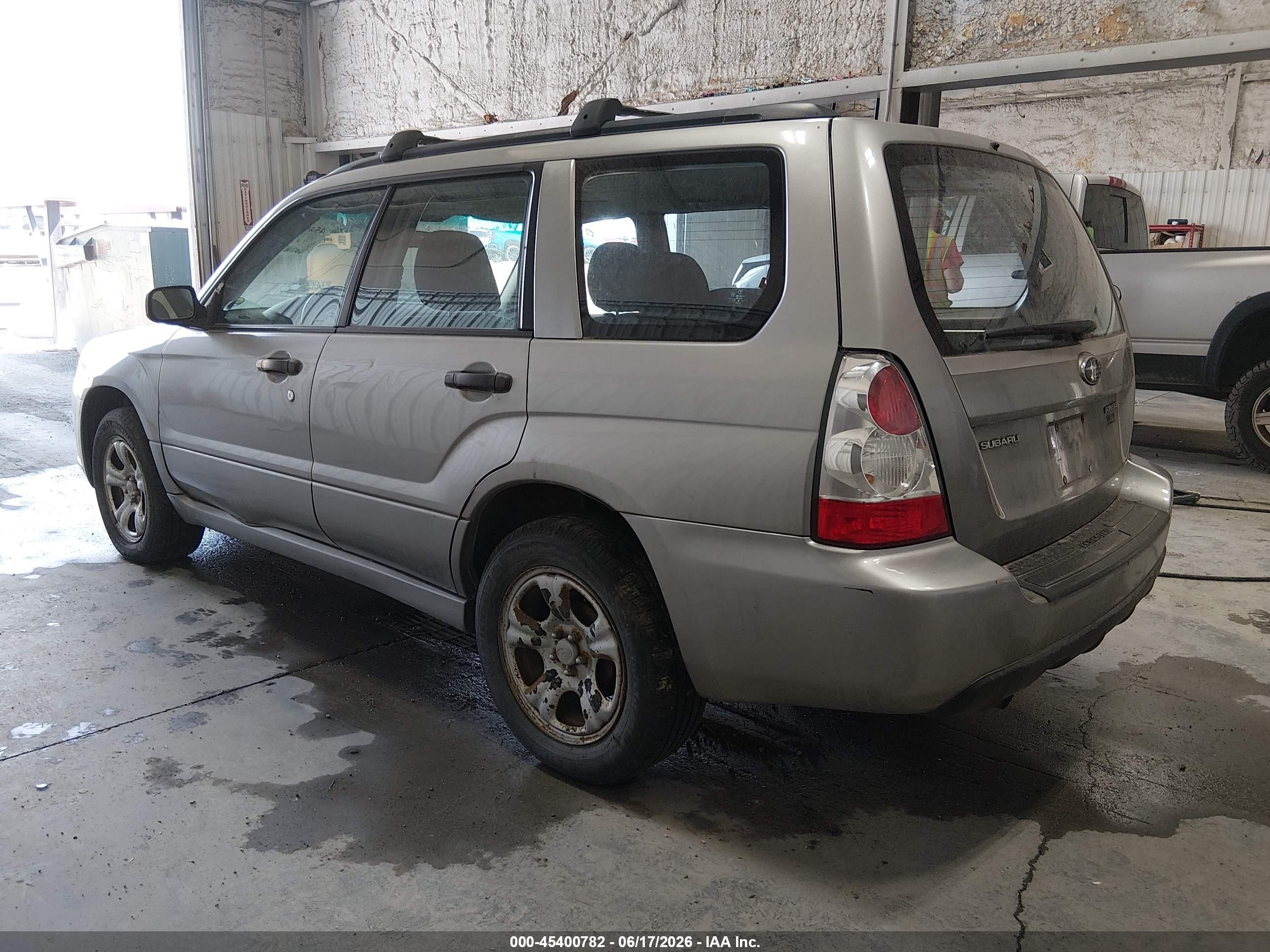 2007 Subaru Forester Sports 2.5x Silver vin: JF1SG63687H735009