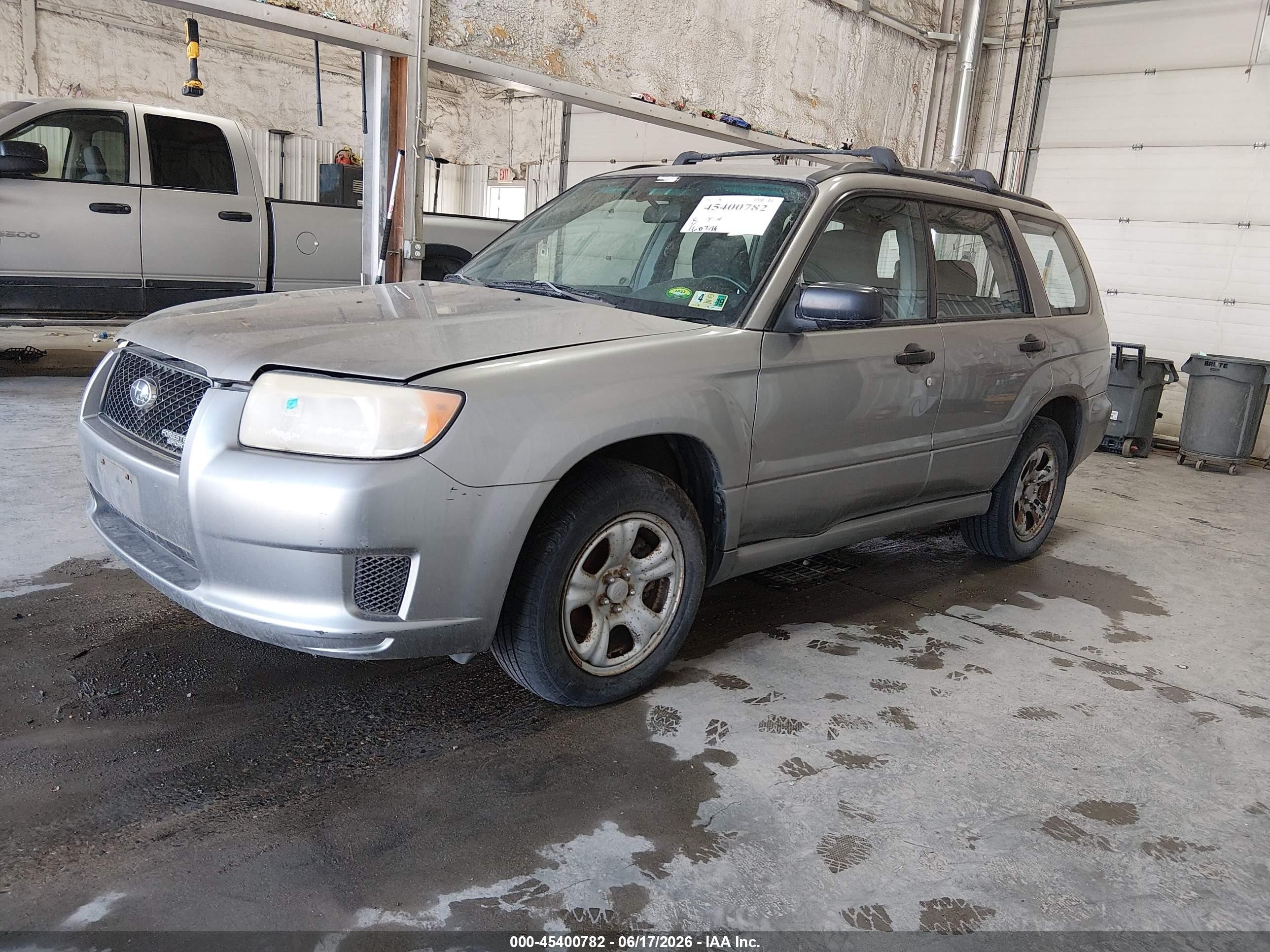 2007 Subaru Forester Sports 2.5x Silver vin: JF1SG63687H735009