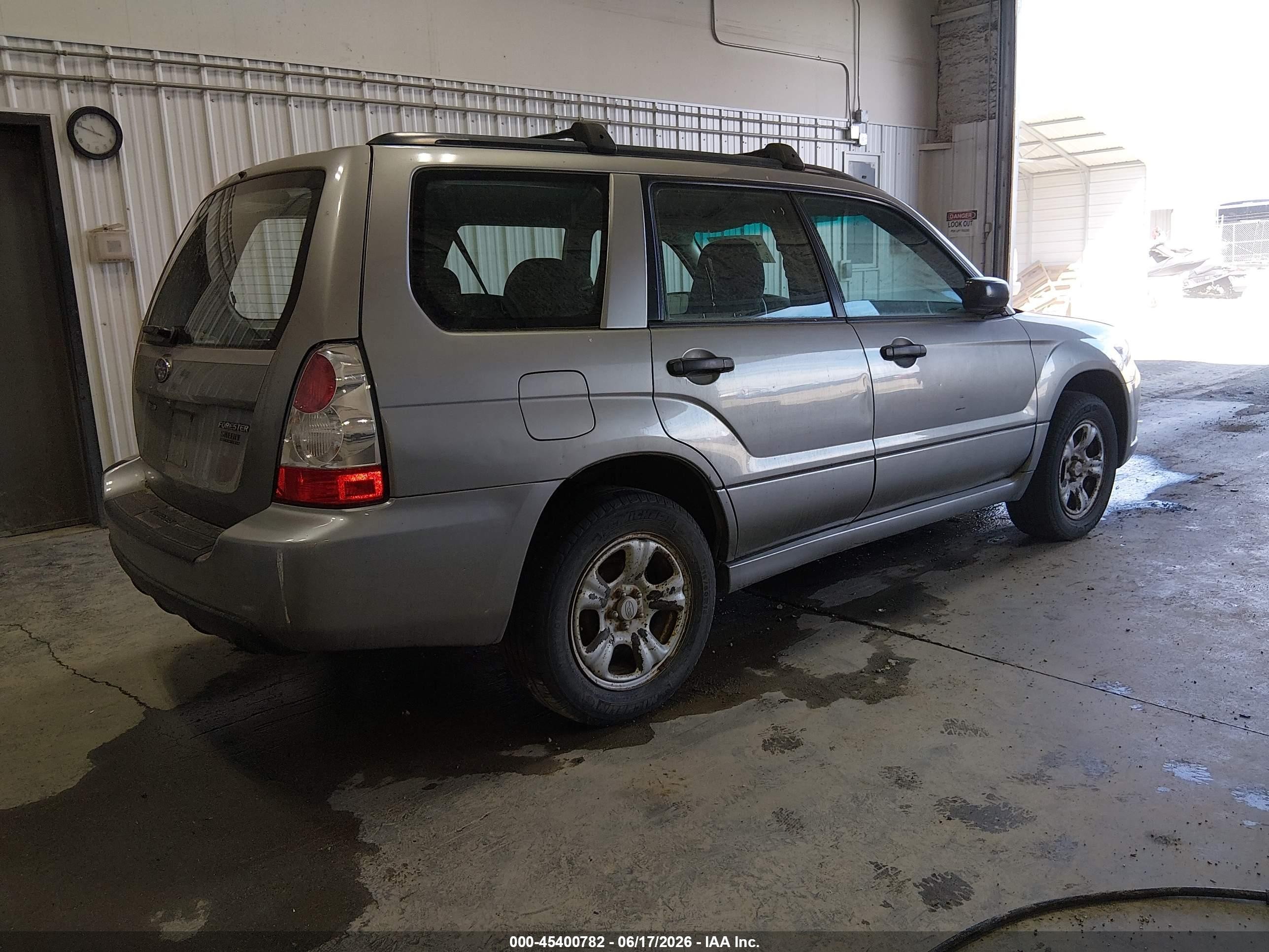 2007 Subaru Forester Sports 2.5x Silver vin: JF1SG63687H735009