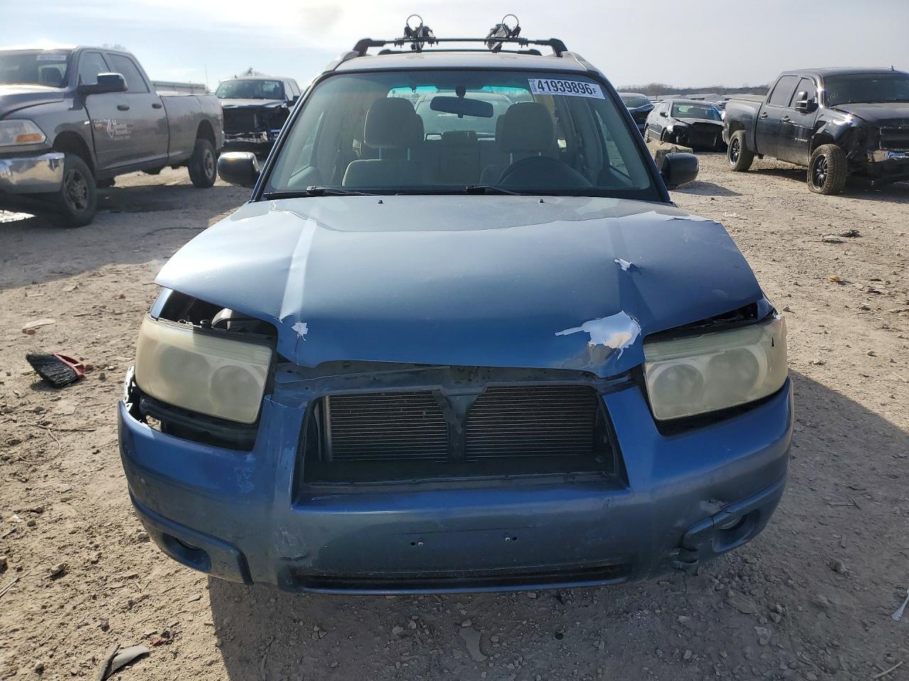 2007 Subaru Forester 2.5x Blue vin: JF1SG63687H744003