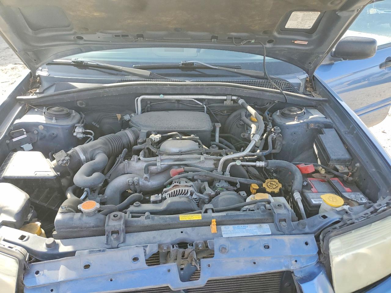 2007 Subaru Forester 2.5x Blue vin: JF1SG63687H744003