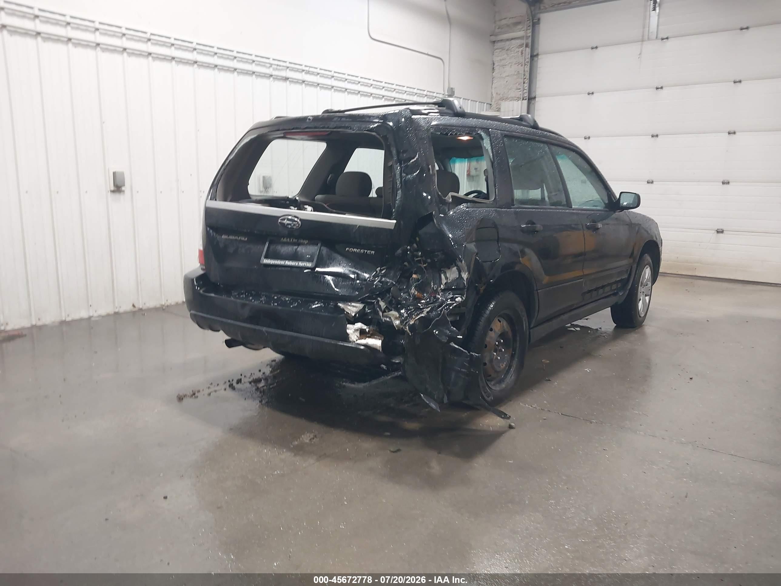 2008 Subaru Forester 2.5x Черный vin: JF1SG63688H705218