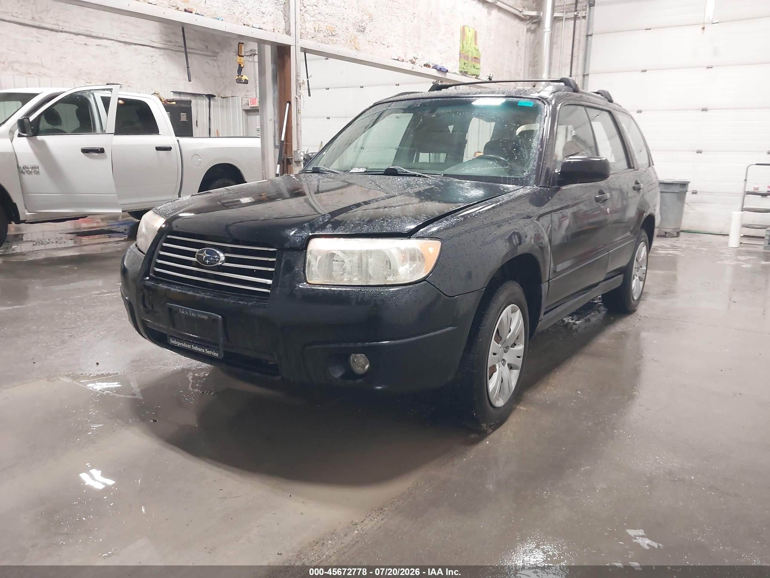 2008 Subaru Forester 2.5x Черный vin: JF1SG63688H705218