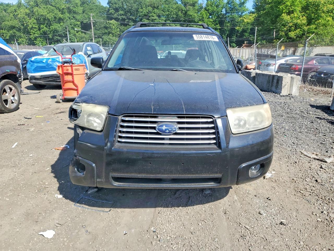 2008 Subaru Forester 2.5x Black vin: JF1SG63688H719099
