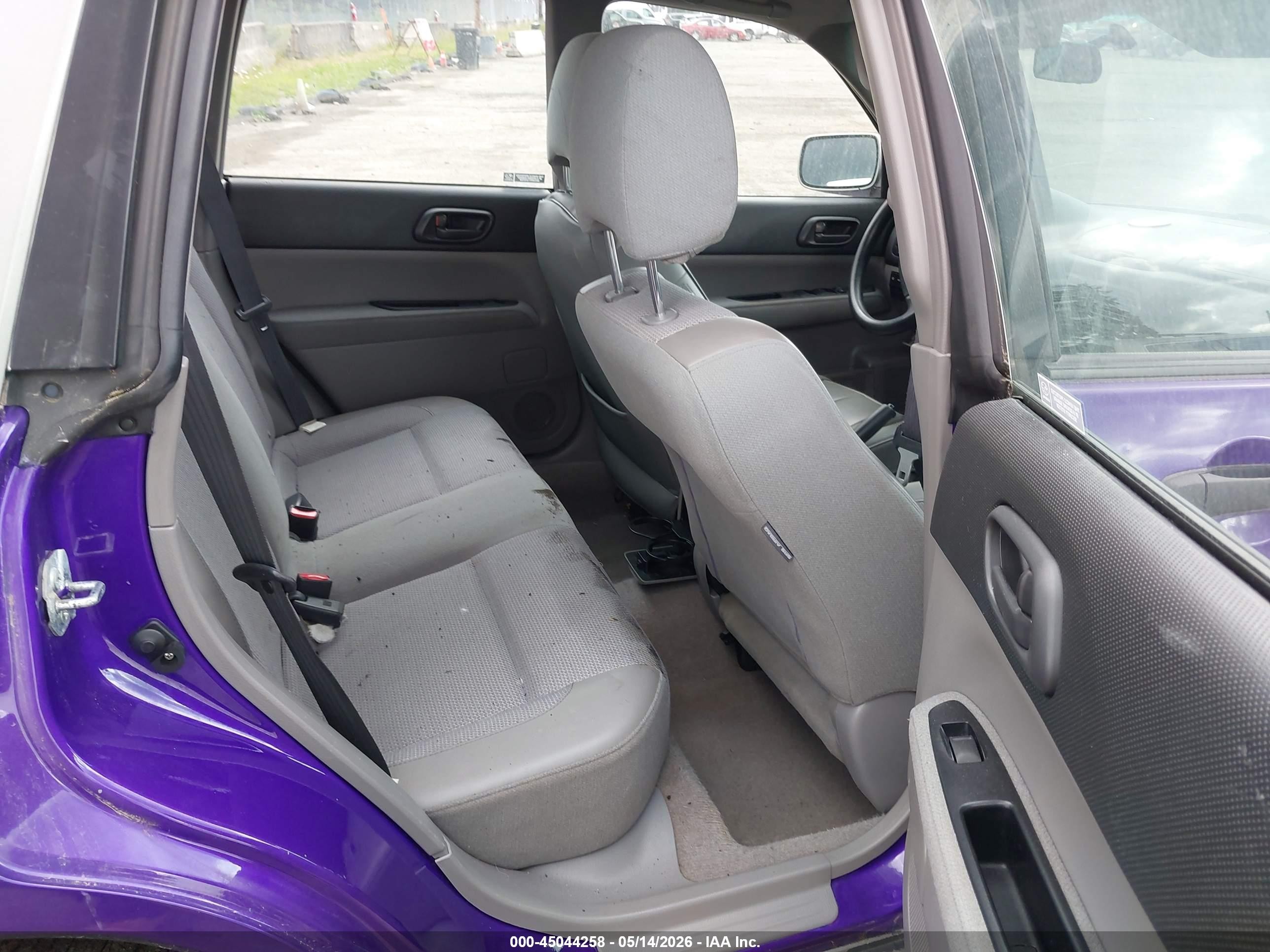 2004 Subaru Forester 2.5x Фиолетовый vin: JF1SG63694H721583