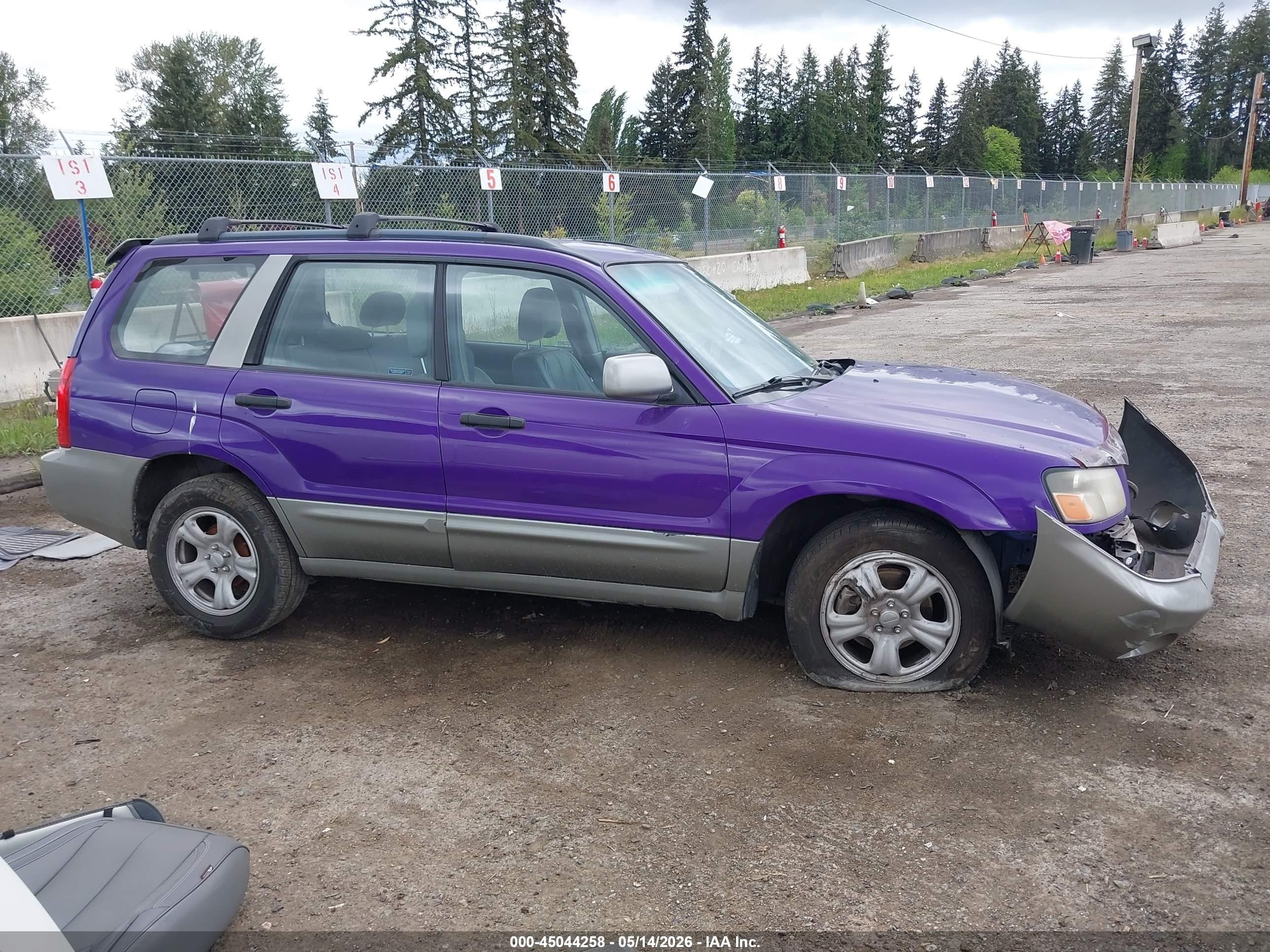 2004 Subaru Forester 2.5x Фиолетовый vin: JF1SG63694H721583