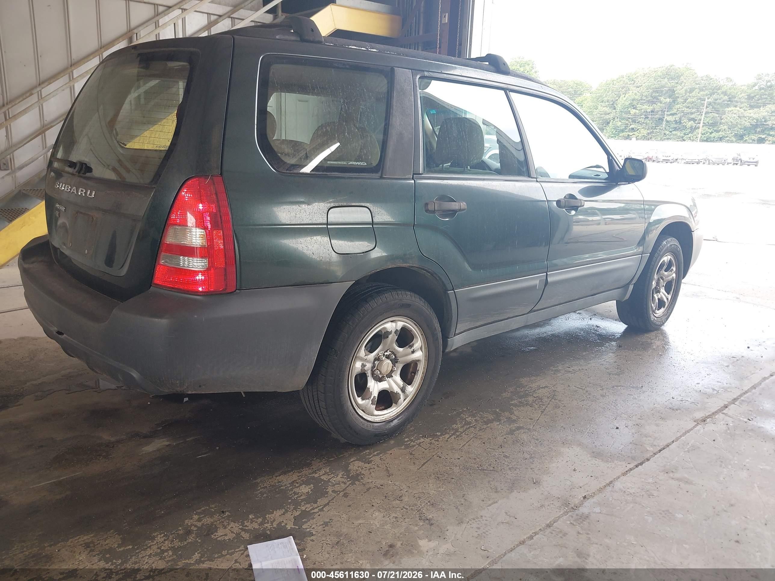 2005 Subaru Forester 2.5x Navy vin: JF1SG63695H714599