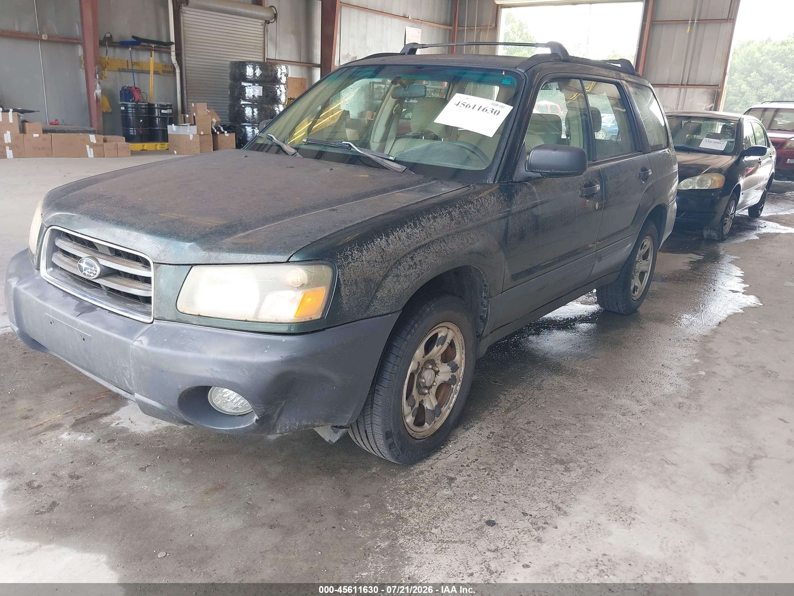 2005 Subaru Forester 2.5x Navy vin: JF1SG63695H714599