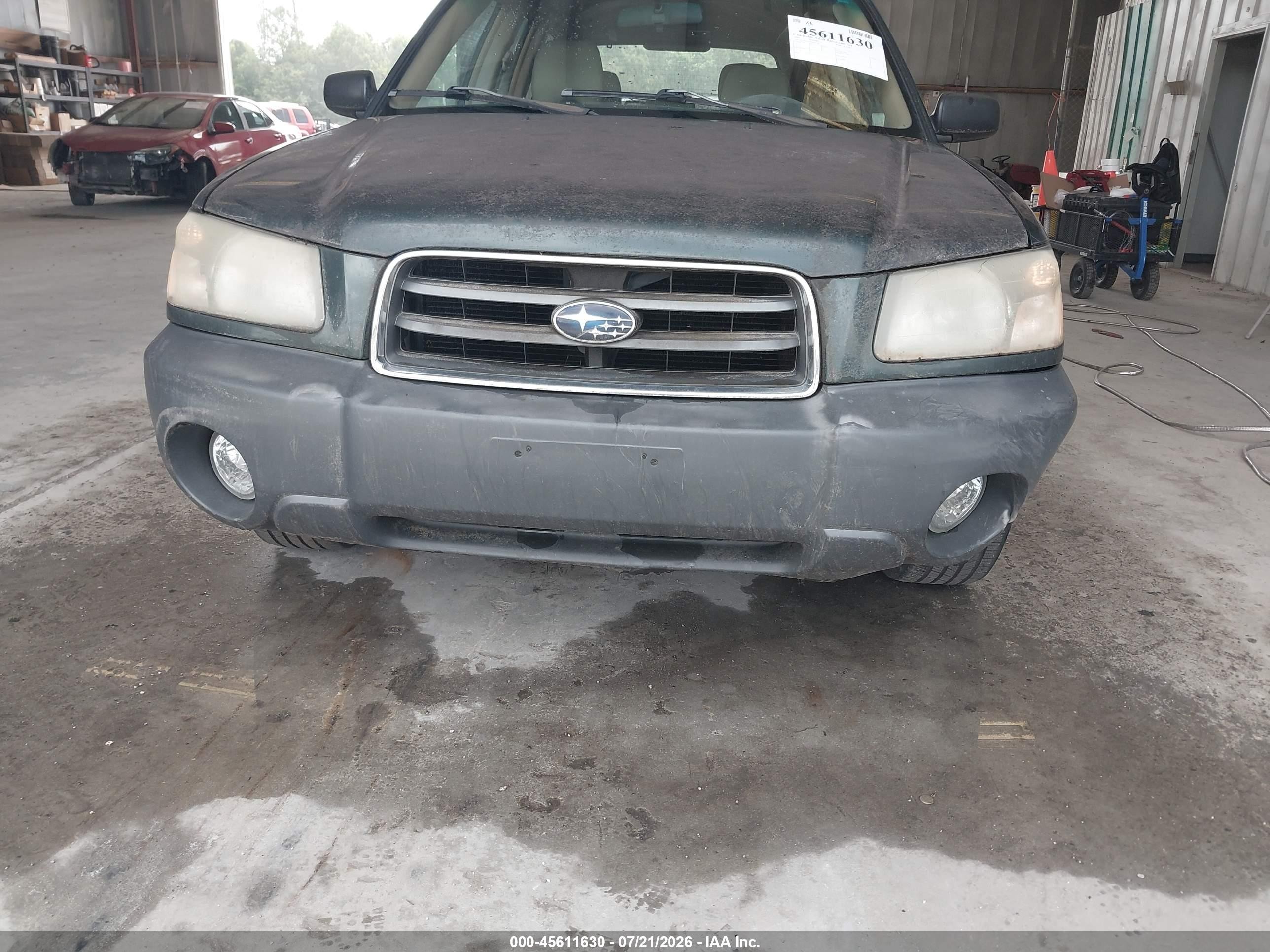 2005 Subaru Forester 2.5x Navy vin: JF1SG63695H714599