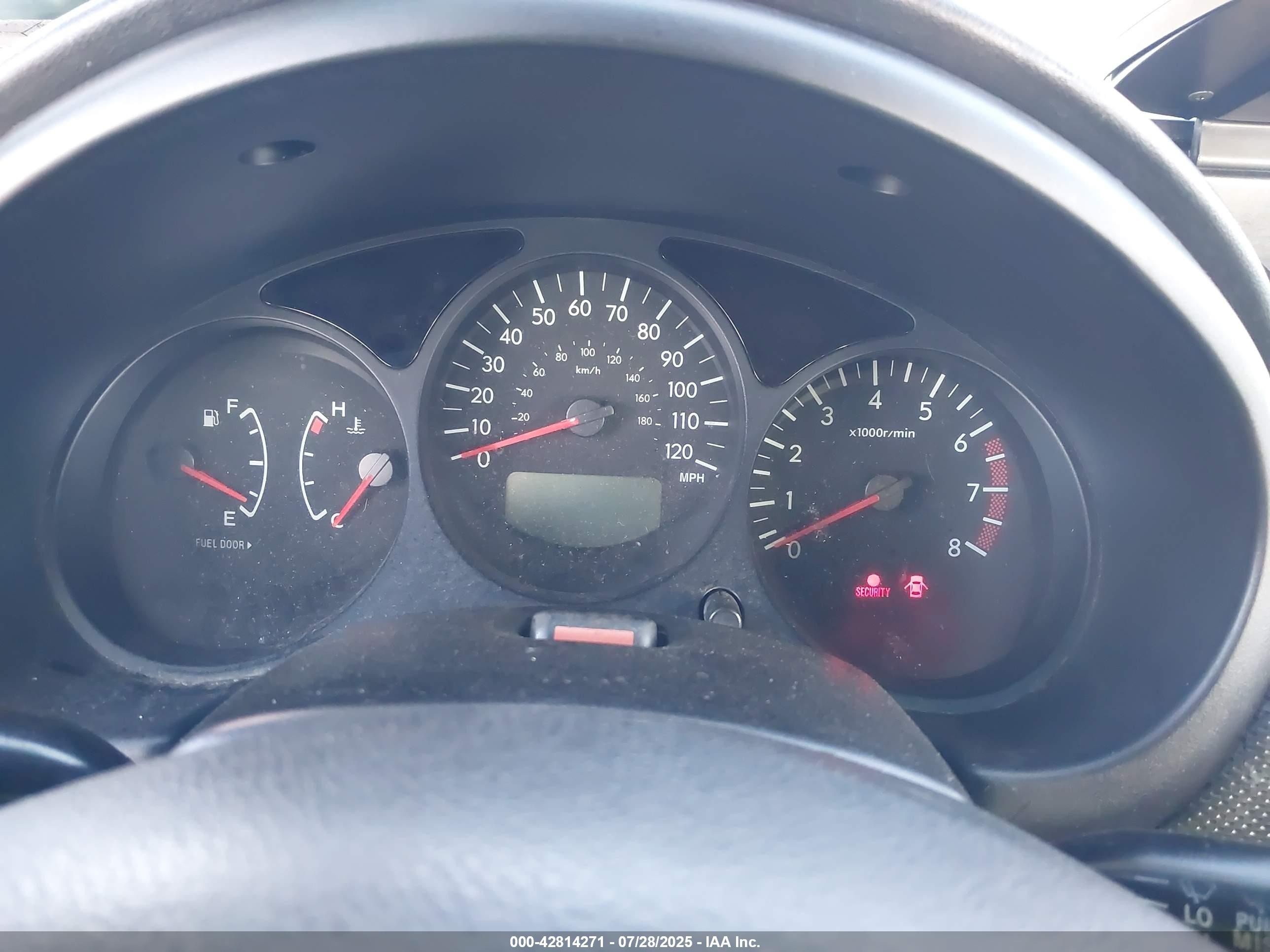2005 Subaru Forester 2.5x Red vin: JF1SG63695H723819
