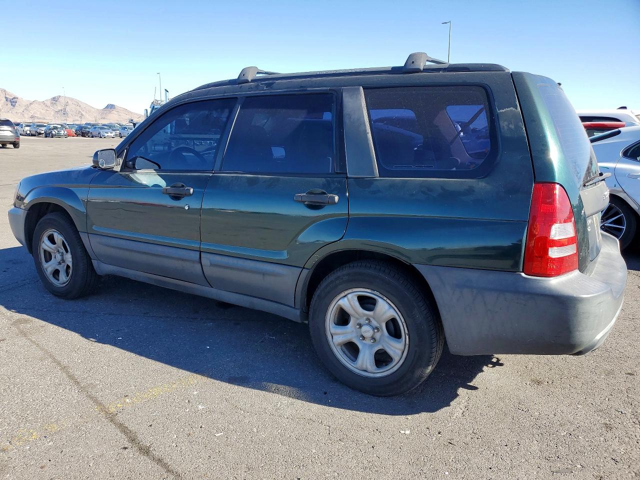 2005 Subaru Forester 2.5x Green vin: JF1SG63695H725537