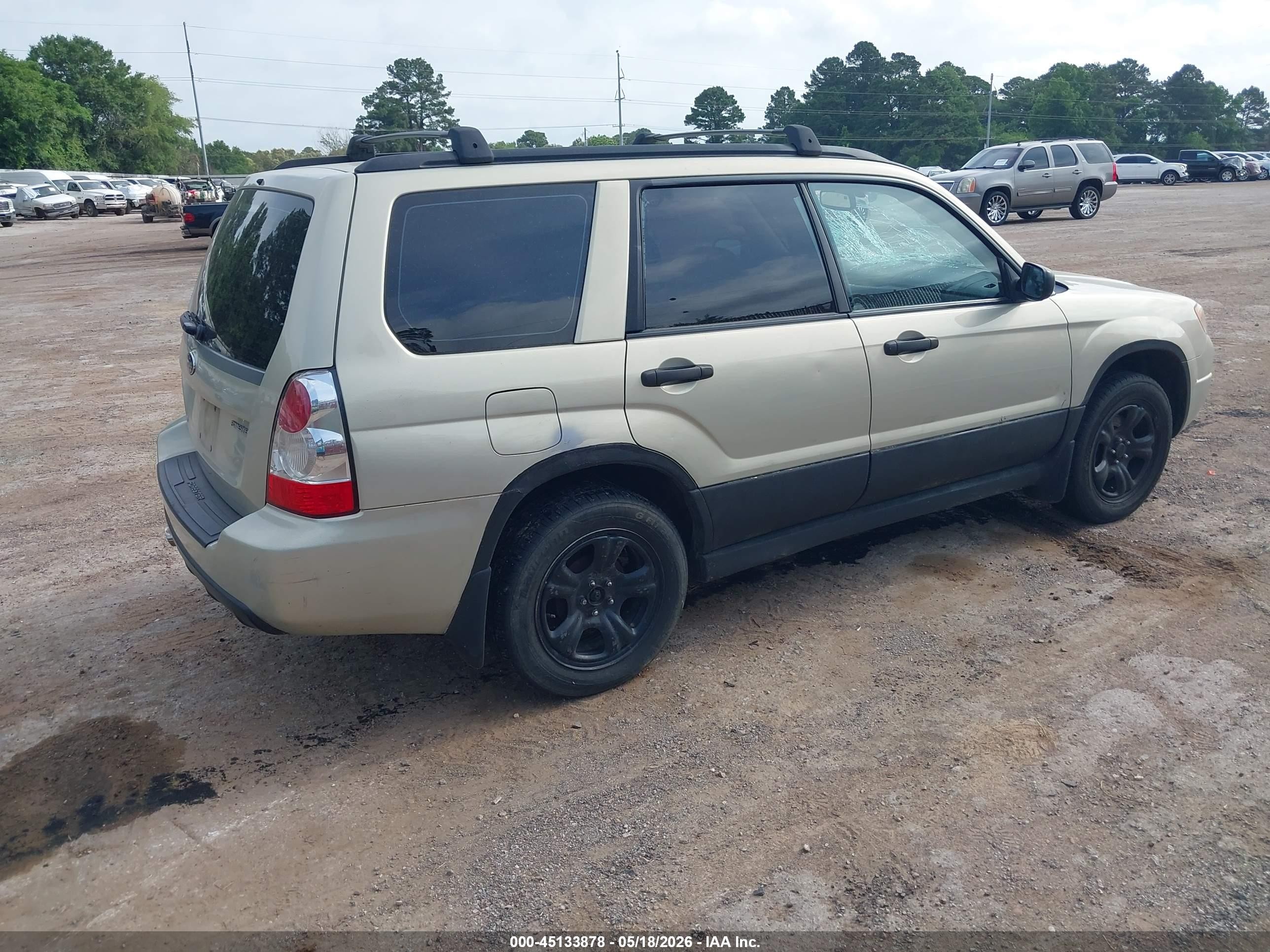 2006 Subaru Forester 2.5x Beige vin: JF1SG63696H727337