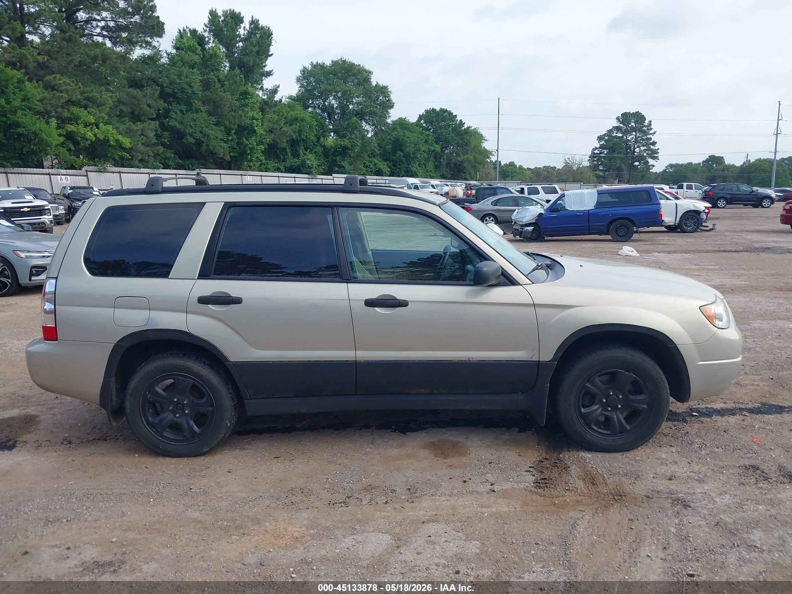 2006 Subaru Forester 2.5x Beige vin: JF1SG63696H727337
