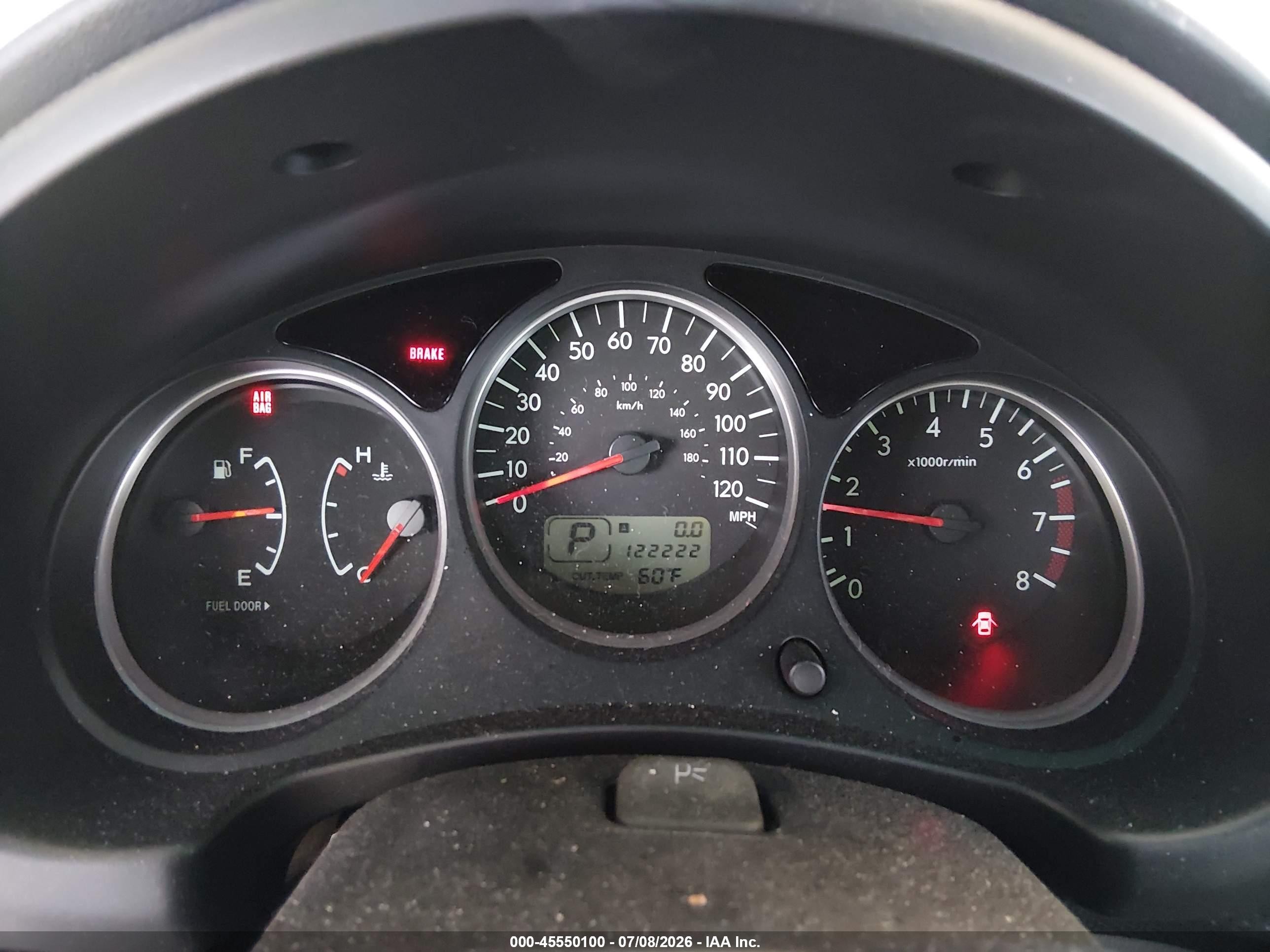 2006 Subaru Forester 2.5x White vin: JF1SG63696H752965