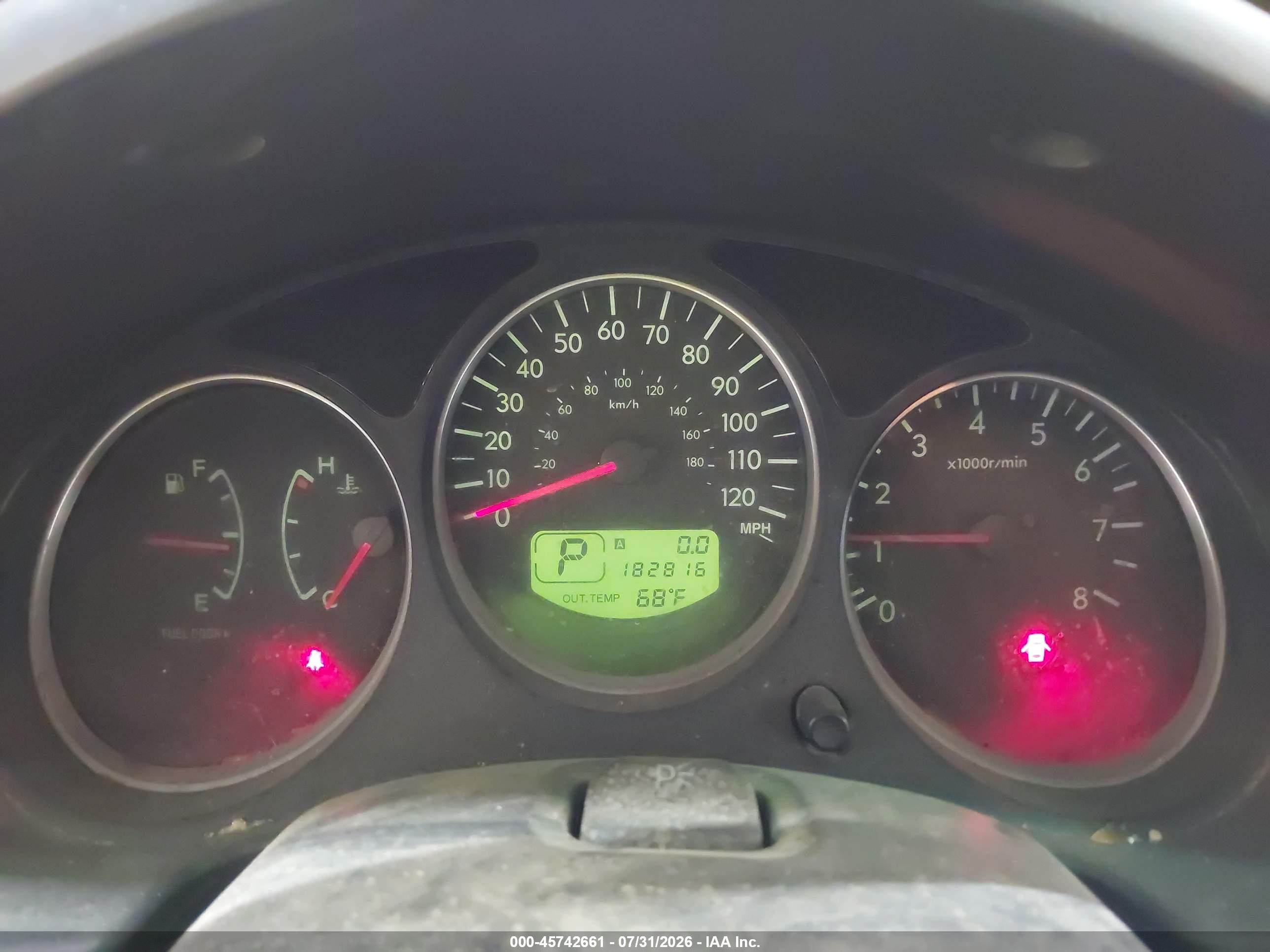 2007 Subaru Forester 2.5x Tan vin: JF1SG63697H723662