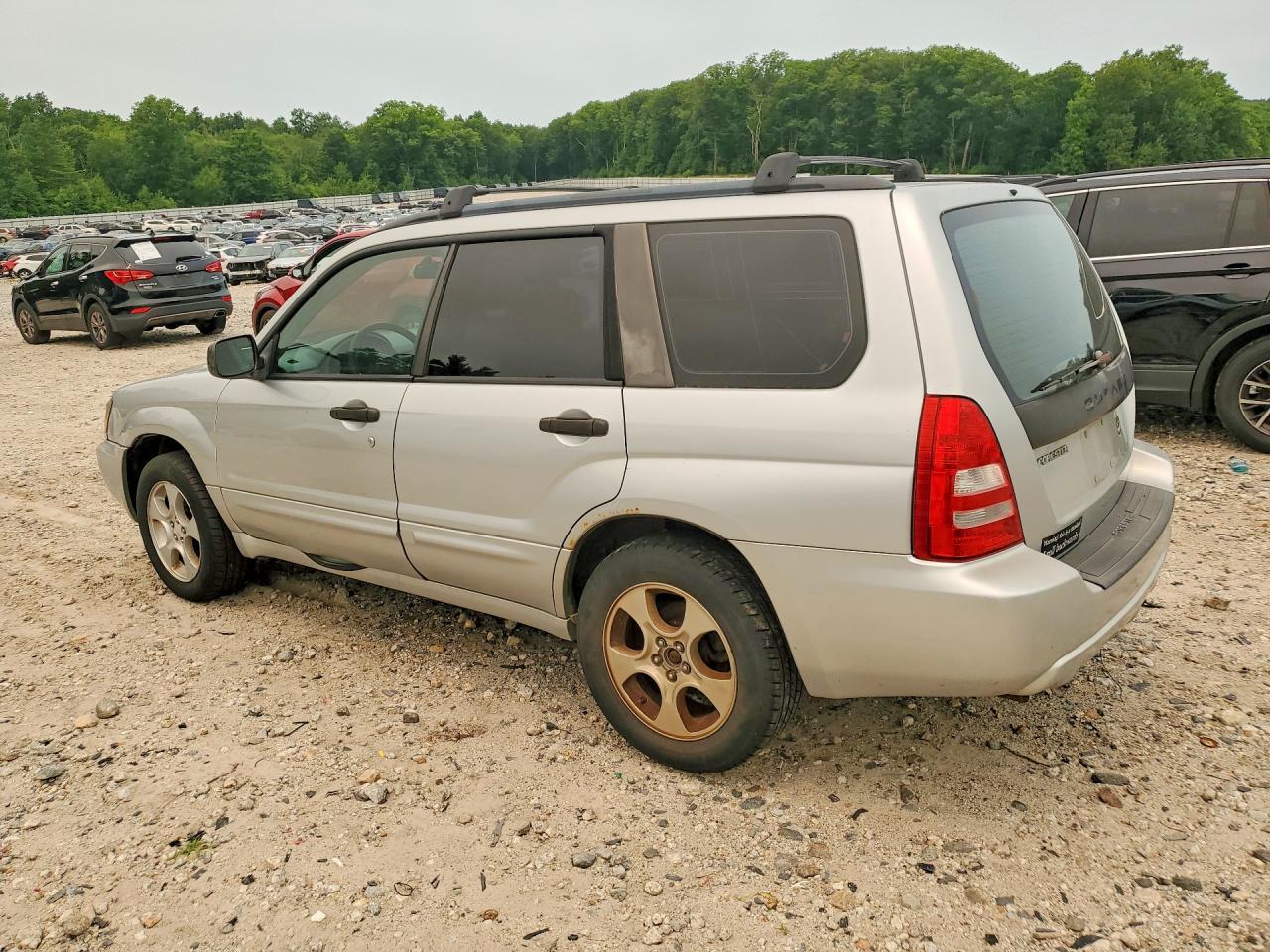 2003 Subaru Forester 2.5xs Silver vin: JF1SG65603G754635