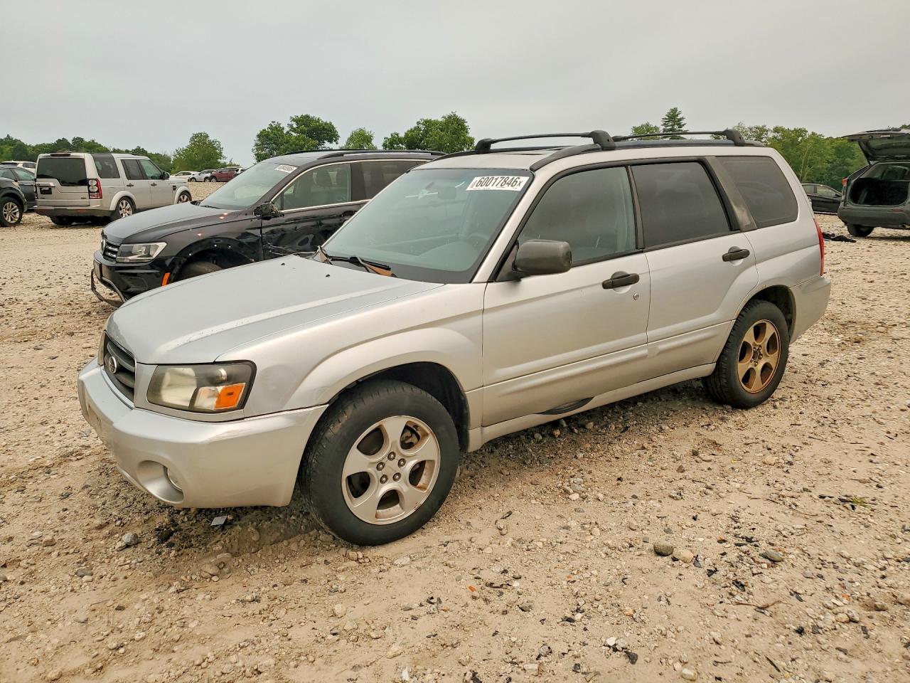 2003 Subaru Forester 2.5xs Silver vin: JF1SG65603G754635