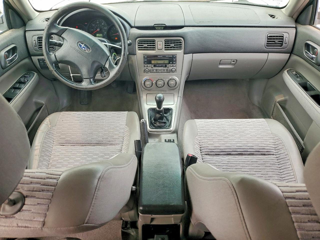 2003 Subaru Forester 2.5xs Silver vin: JF1SG65603G754635