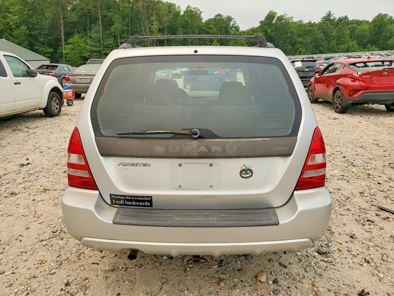 2003 Subaru Forester 2.5xs Silver vin: JF1SG65603G754635