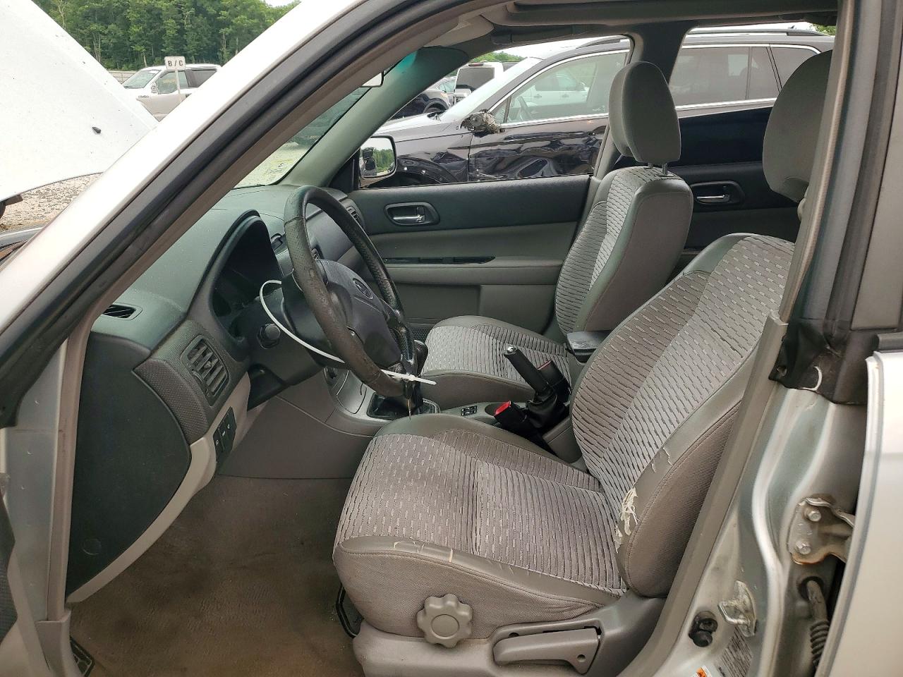 2003 Subaru Forester 2.5xs Silver vin: JF1SG65603G754635