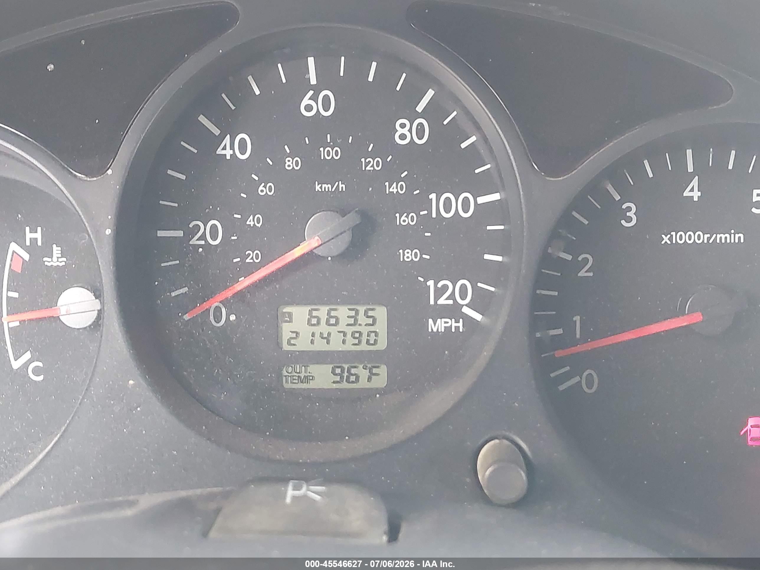 2003 Subaru Forester Xs Blue vin: JF1SG65603H705980