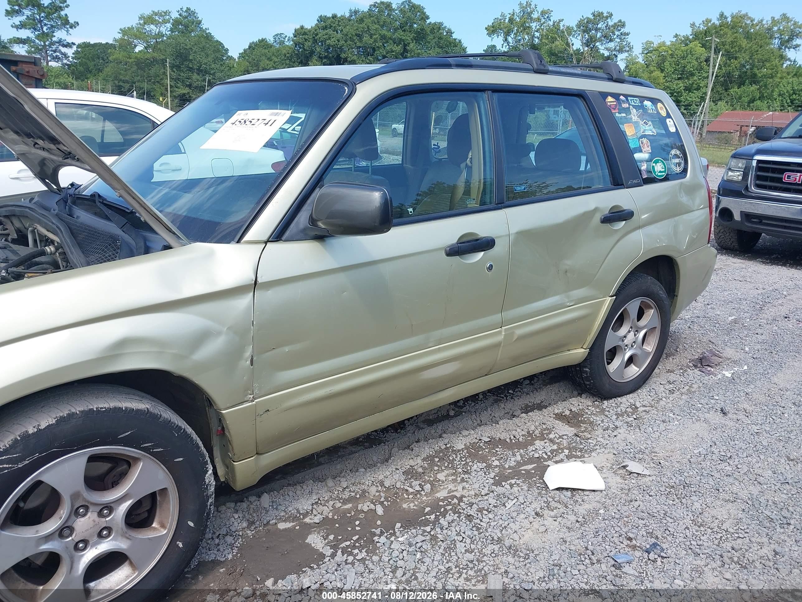 2004 Subaru Forester 2.5xs Gold vin: JF1SG65604H731657