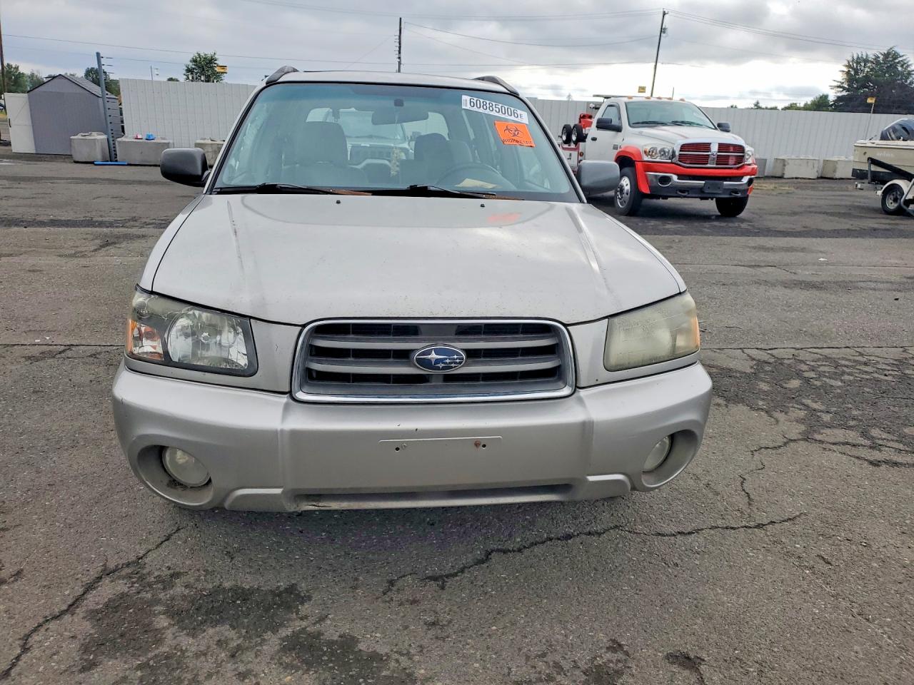 2005 Subaru Forester 2.5xs Gray vin: JF1SG65605G705163