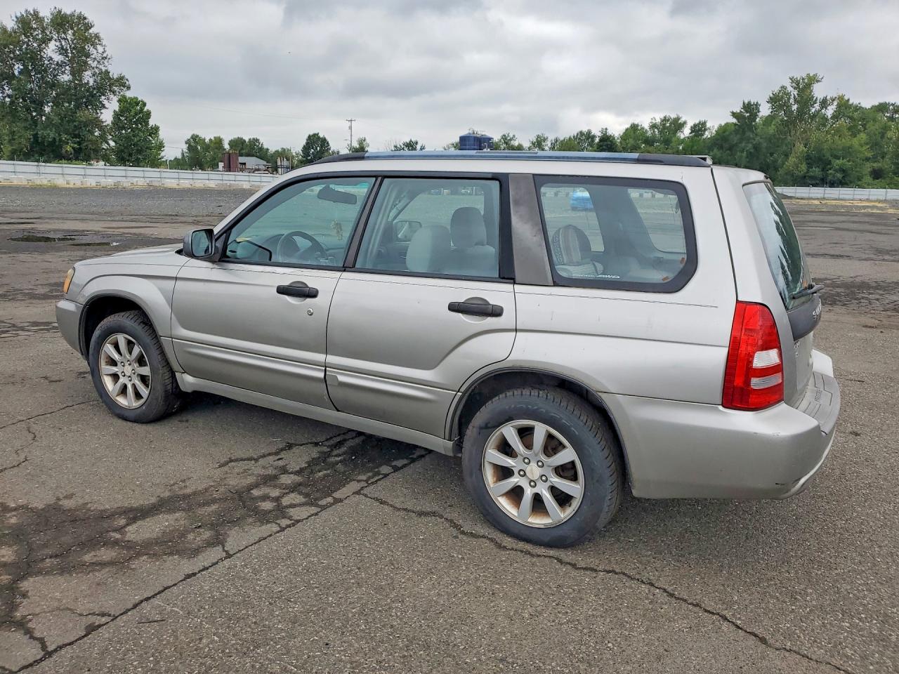 2005 Subaru Forester 2.5xs Gray vin: JF1SG65605G705163