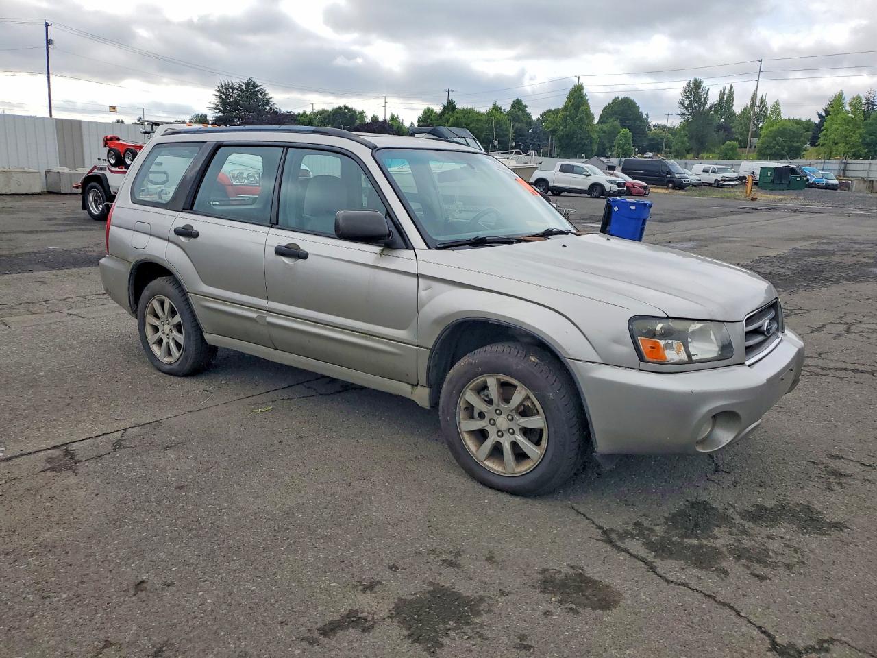 2005 Subaru Forester 2.5xs Gray vin: JF1SG65605G705163