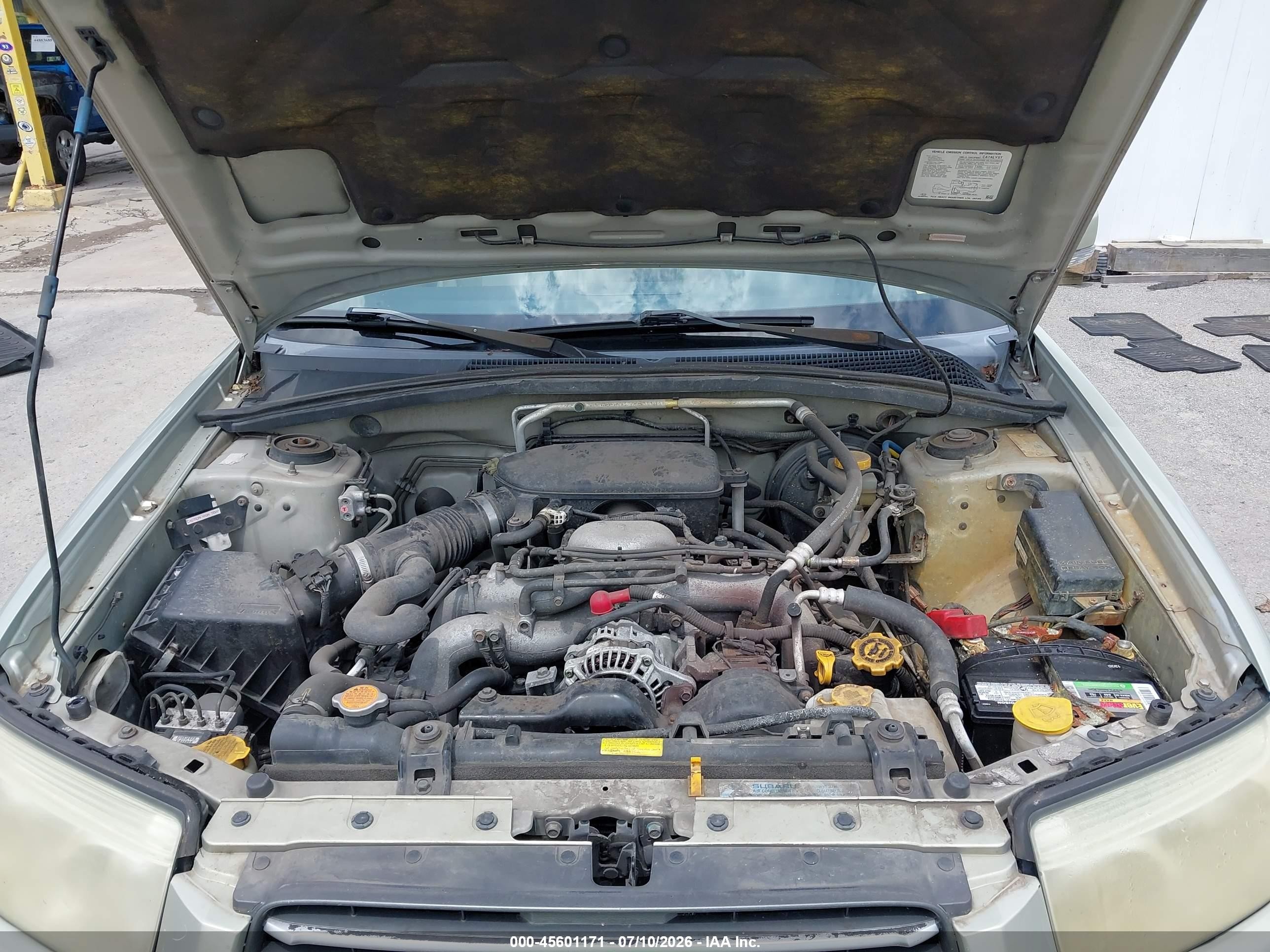 2006 Subaru Forester 2.5x Gold vin: JF1SG65606H702226