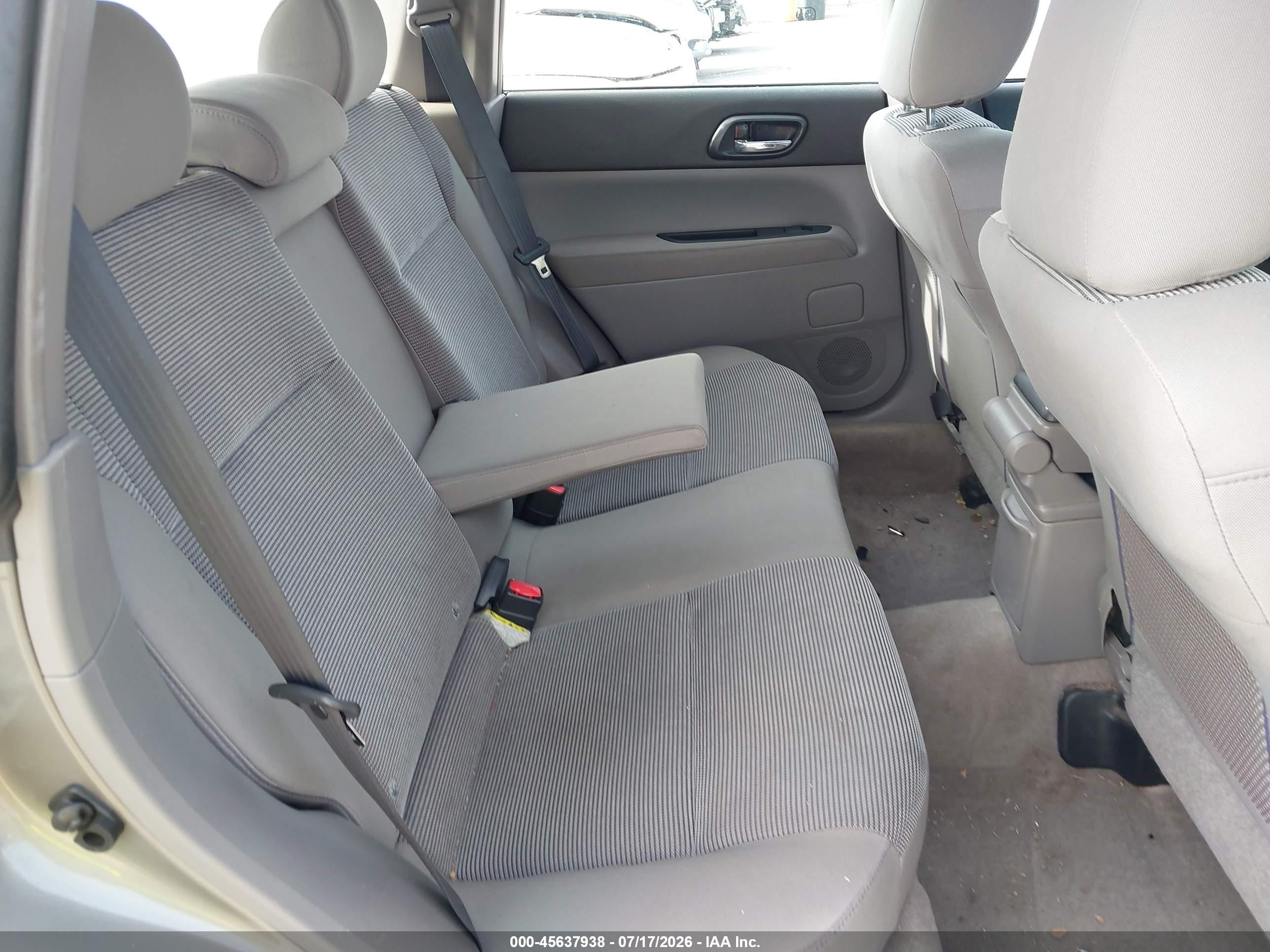 2006 Subaru Forester 2.5x Silver vin: JF1SG65606H712786