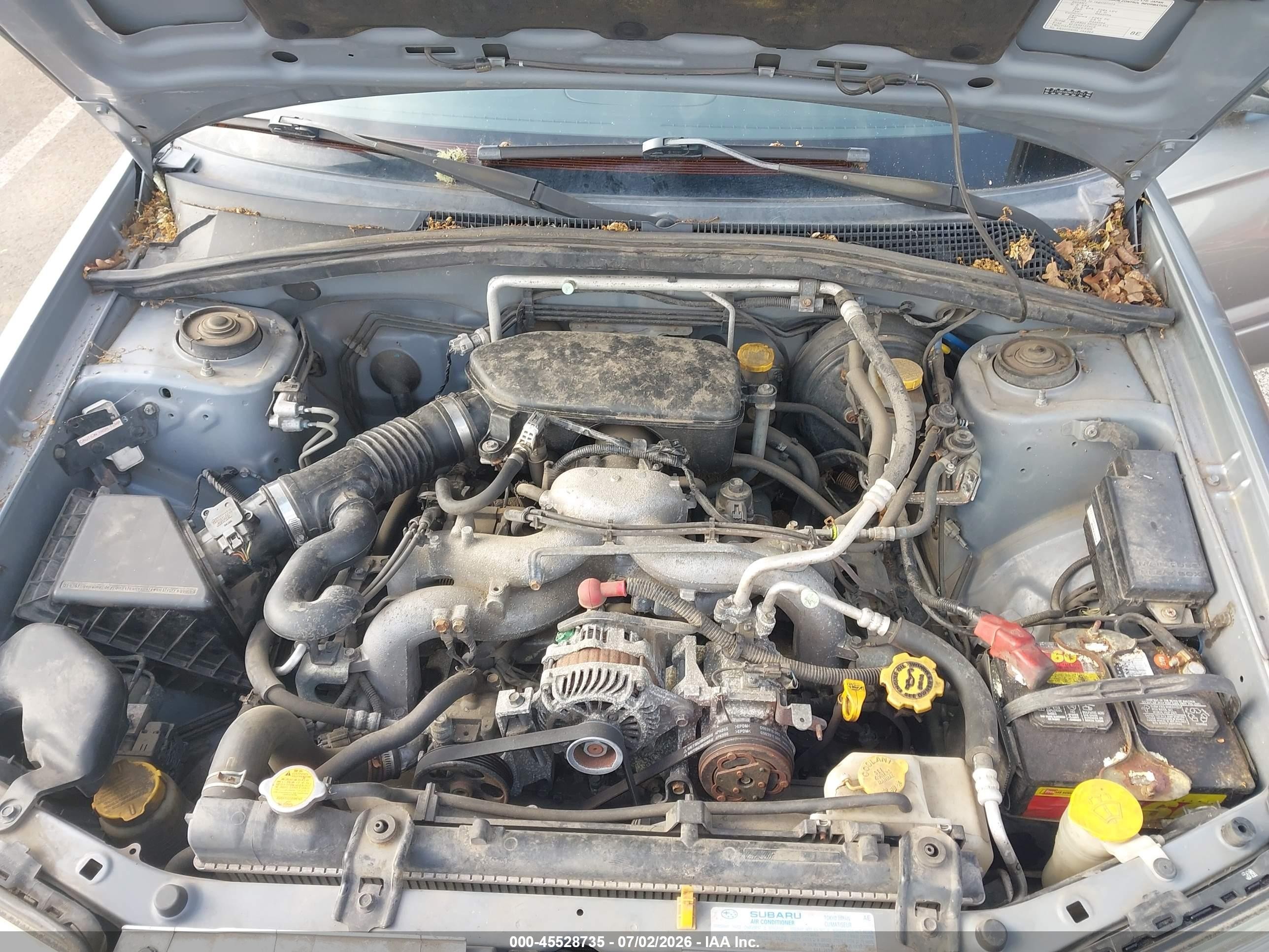 2008 Subaru Forester 2.5x Silver vin: JF1SG65608G707757