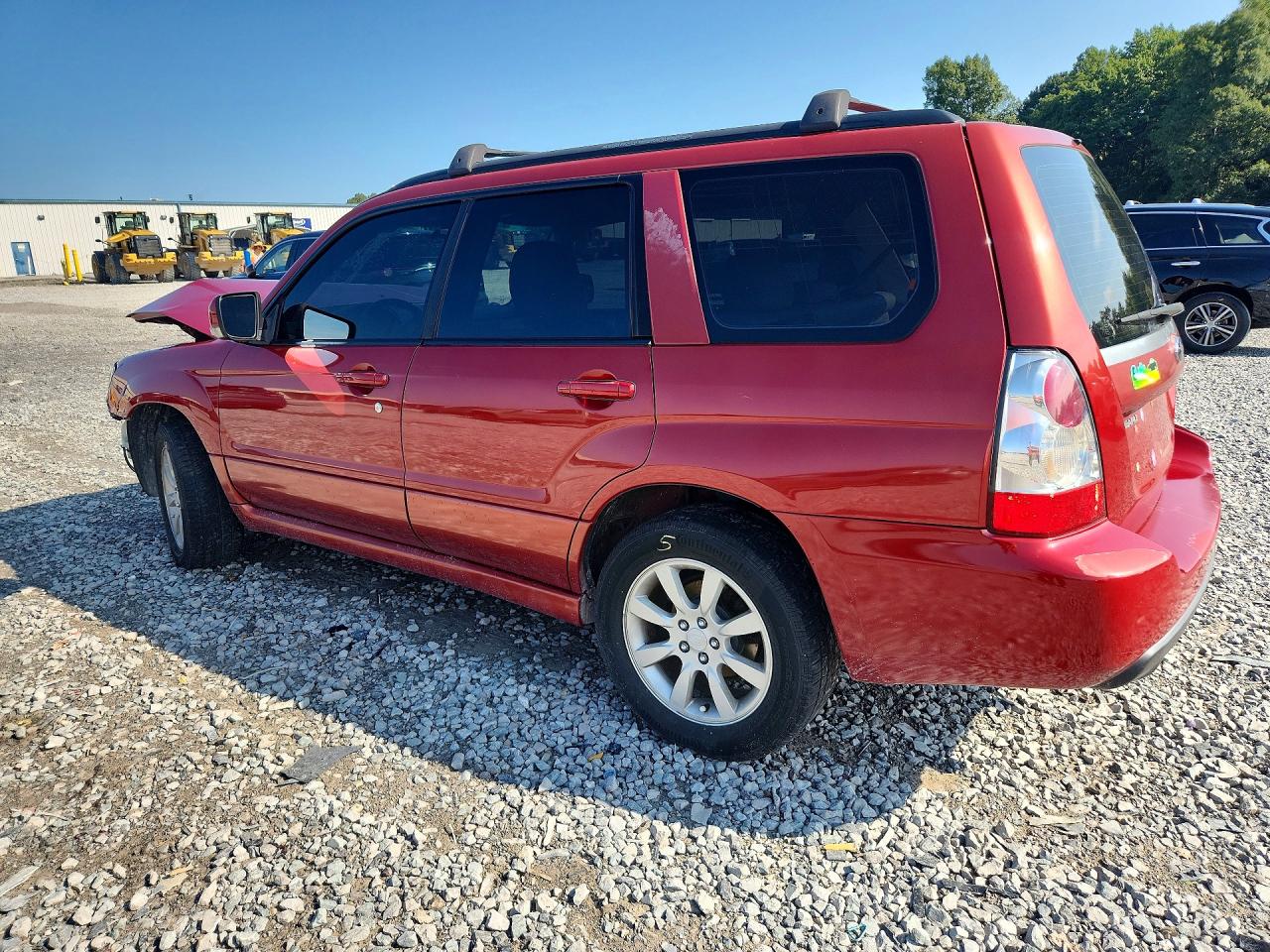 2007 Subaru Forester 2.5x Premium Red vin: JF1SG65617H721207