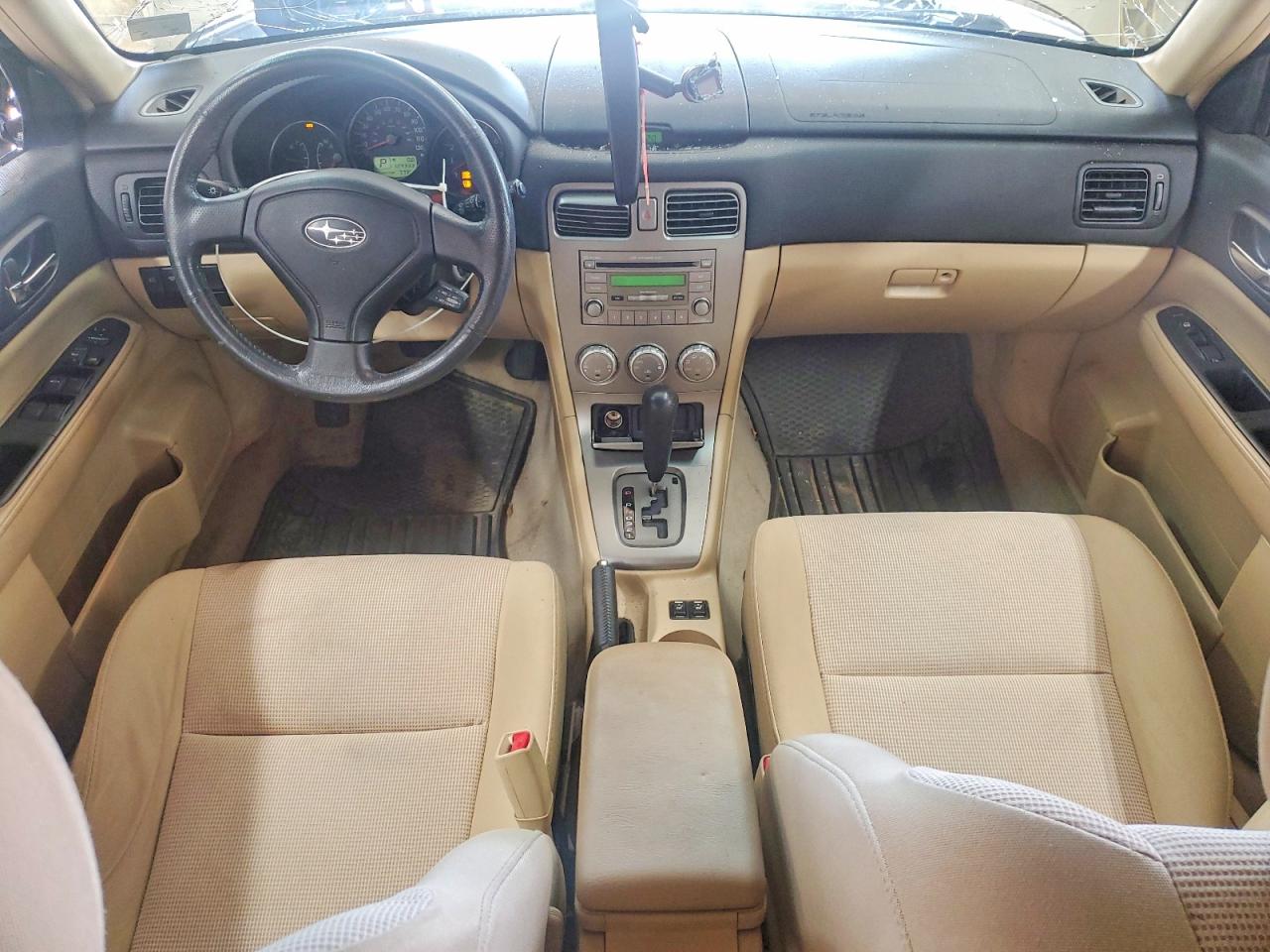2008 Subaru Forester 2.5x Premium Tan vin: JF1SG65618H706093