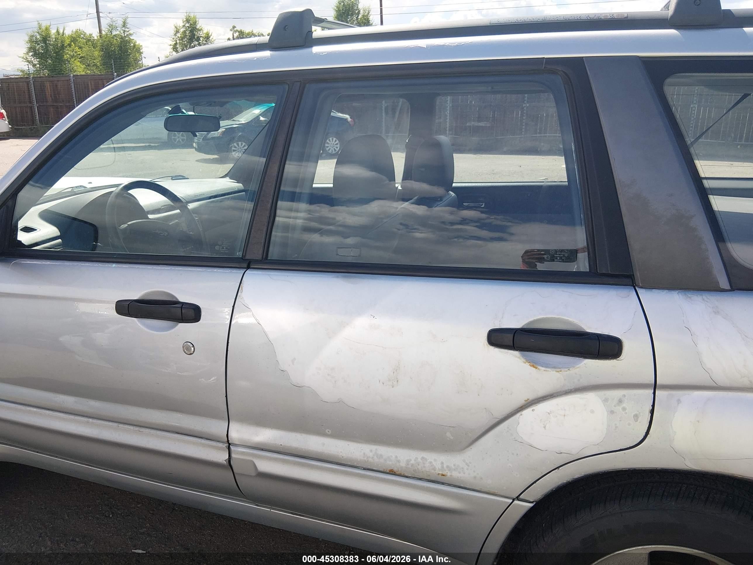 2003 Subaru Forester Xs Серебряный vin: JF1SG65633H733871