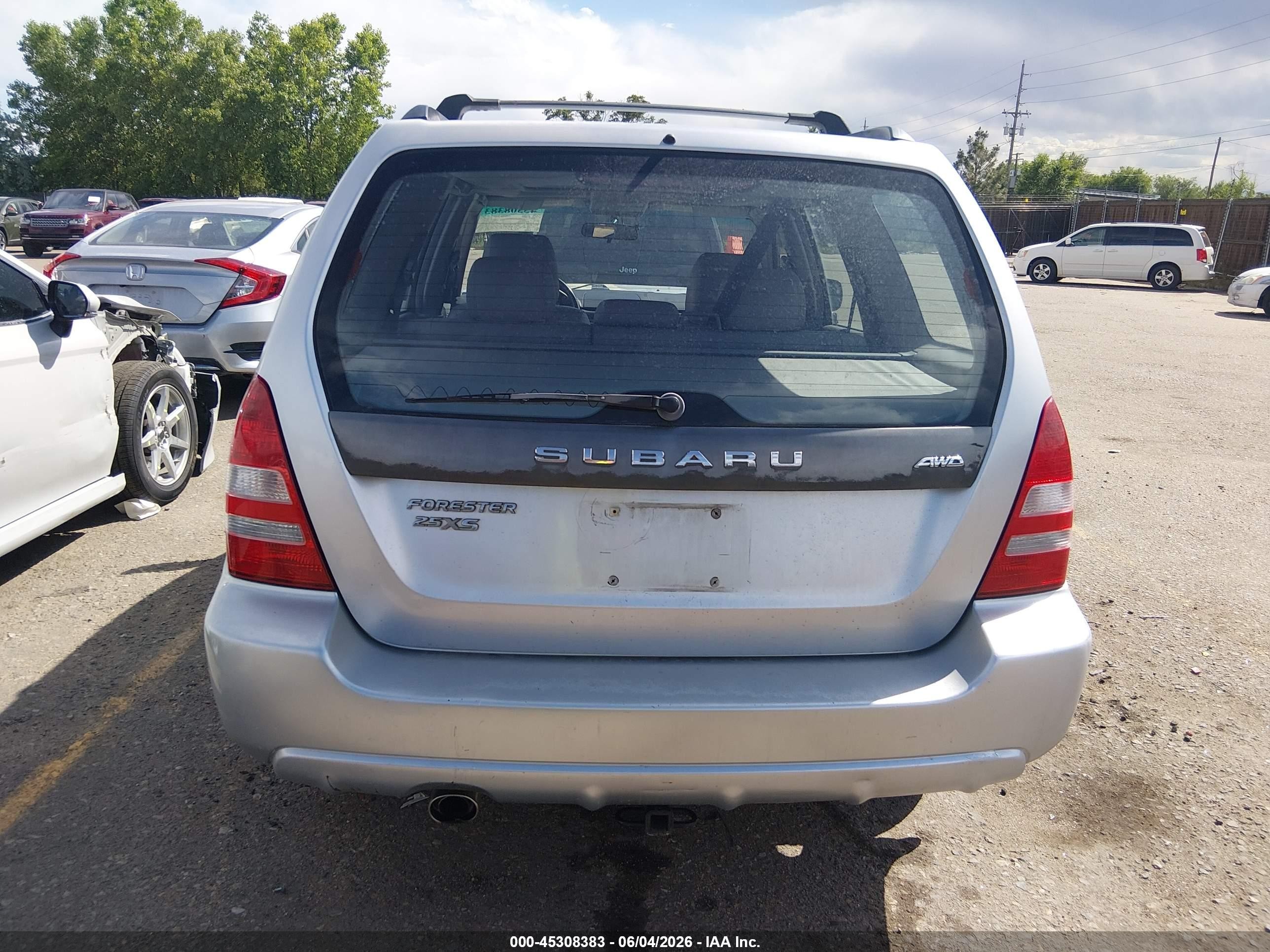 2003 Subaru Forester Xs Серебряный vin: JF1SG65633H733871