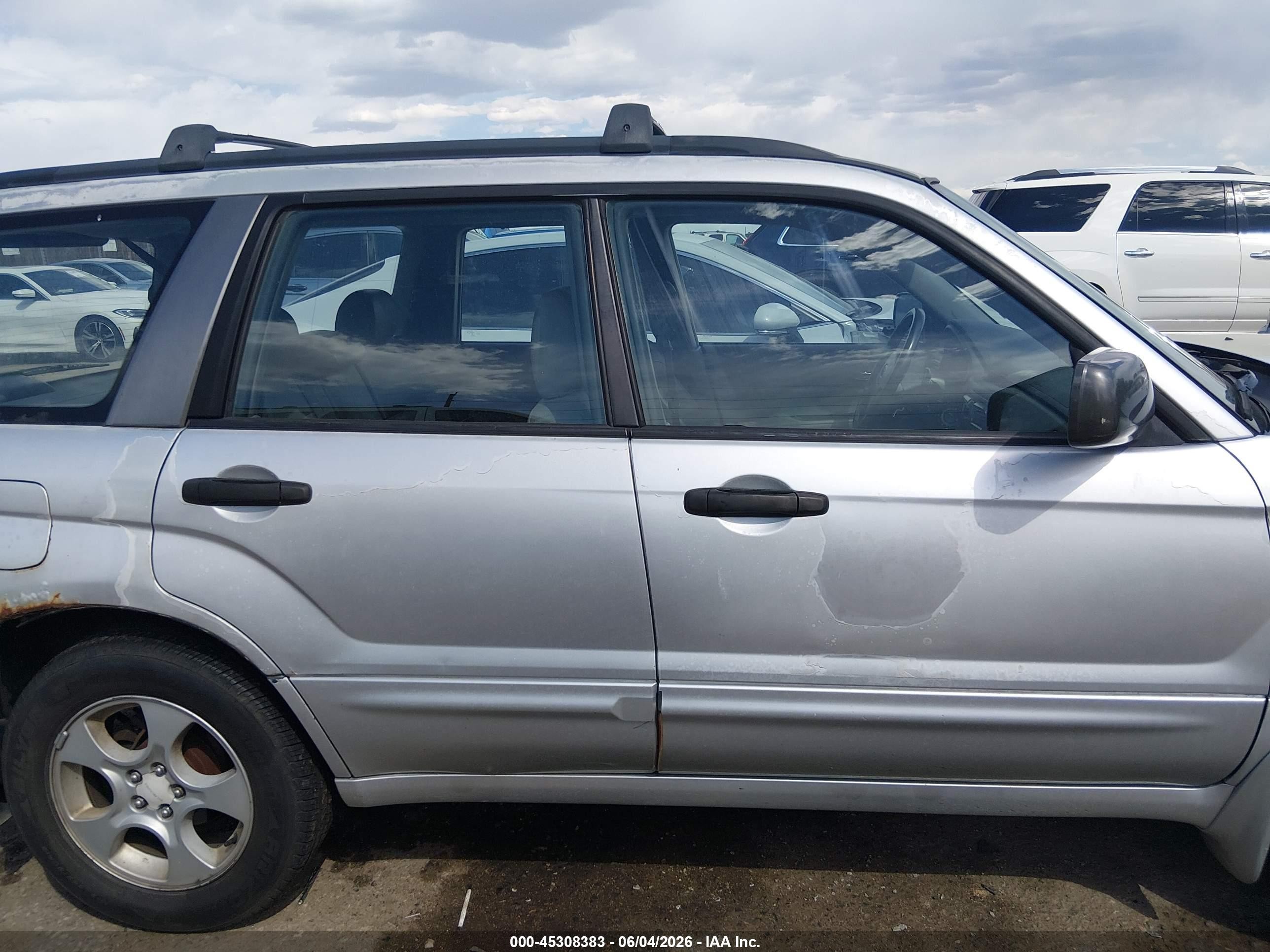 2003 Subaru Forester Xs Серебряный vin: JF1SG65633H733871