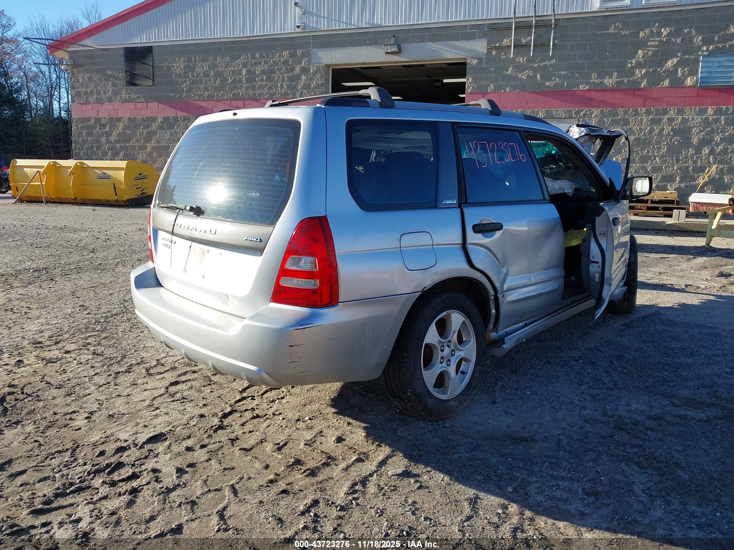 2003 Subaru Forester Xs Серебряный vin: JF1SG65633H770077