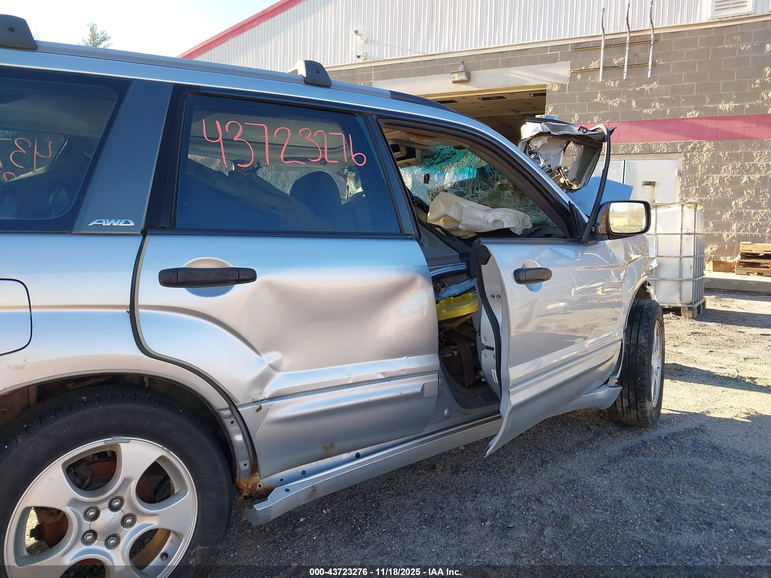 2003 Subaru Forester Xs Серебряный vin: JF1SG65633H770077